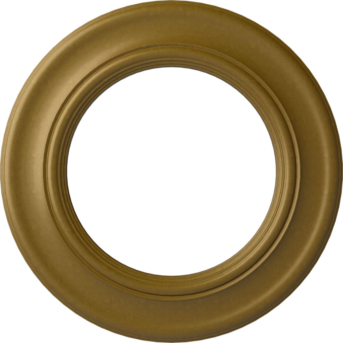 Ekena Millwork CM20HOGLS Holmdel 20.875-in W x 20.875-in L Painted Gold Polyurethane Whole Ceiling Medallion