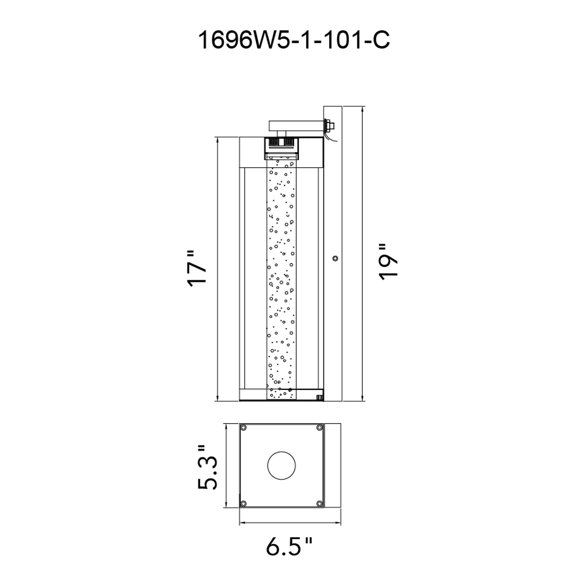CWI Lighting 1696W5-1-101-C Outdoor-Wall-Lighting - View #8