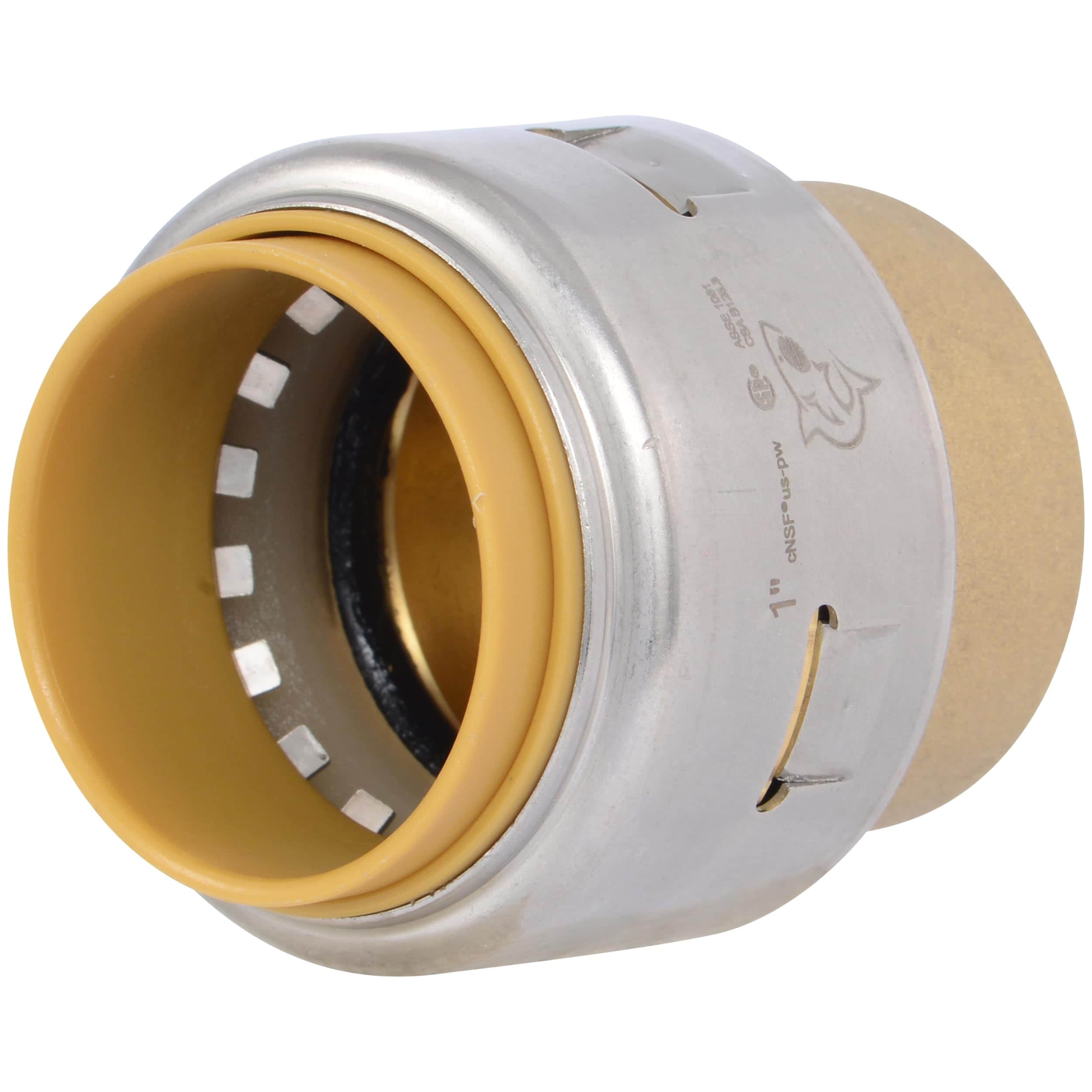  1 in. Push Brass End Stop