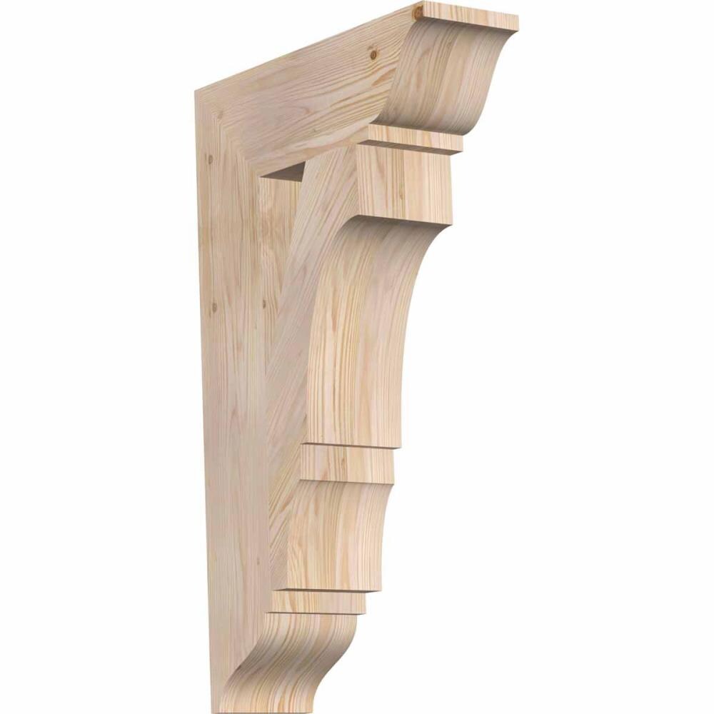 Ekena Millwork BKT06X20X32BOA01SDF Balboa traditional smooth 5-1/2-in x 20-in x 32-in Douglas fir Brown Wood Standard bracket