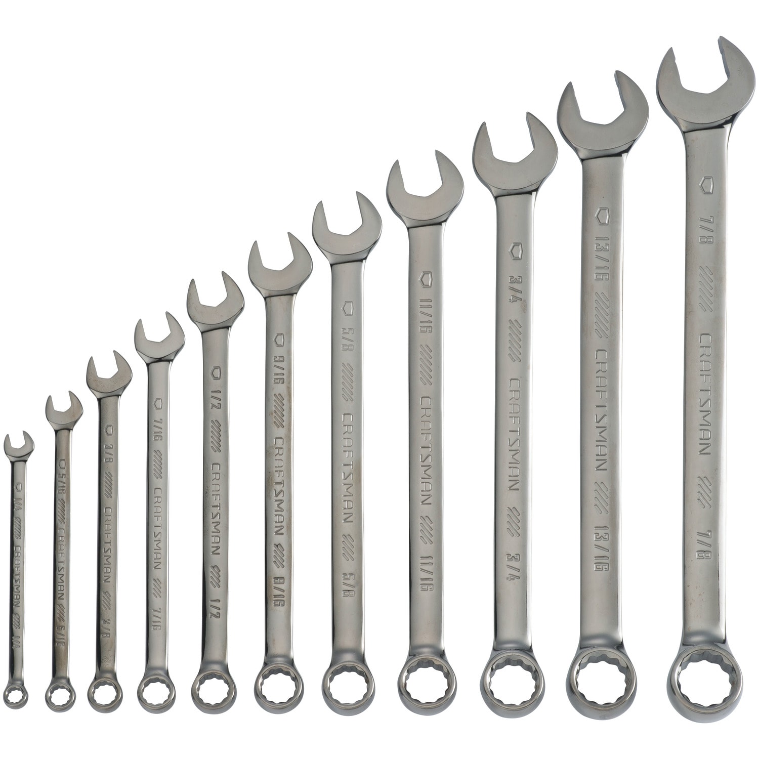 CRAFTSMAN Gunmetal chrome Wrenches & Wrench Sets at Lowes.com