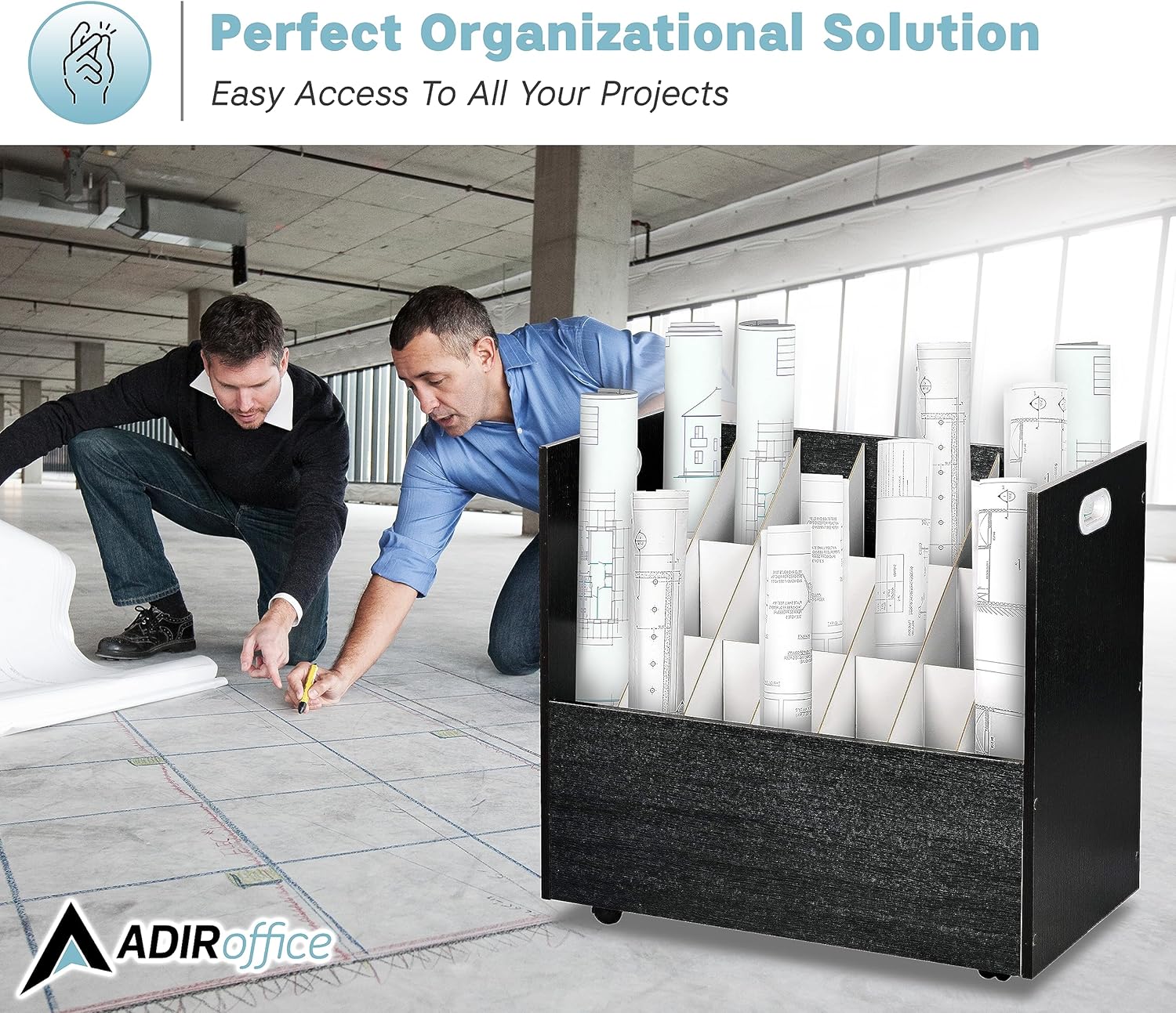 AdirOffice 625-BLK-KIT1 Office-Accessories - View #8