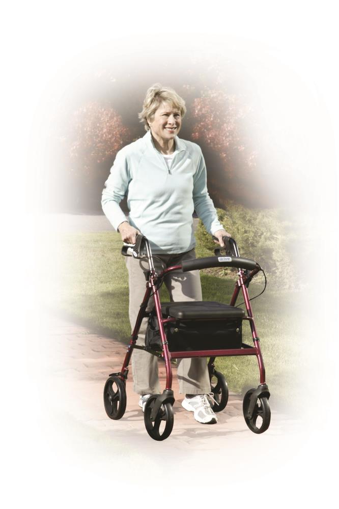 Drive Medical R728RD Walkers-Wheelchairs-Rollators - View #10