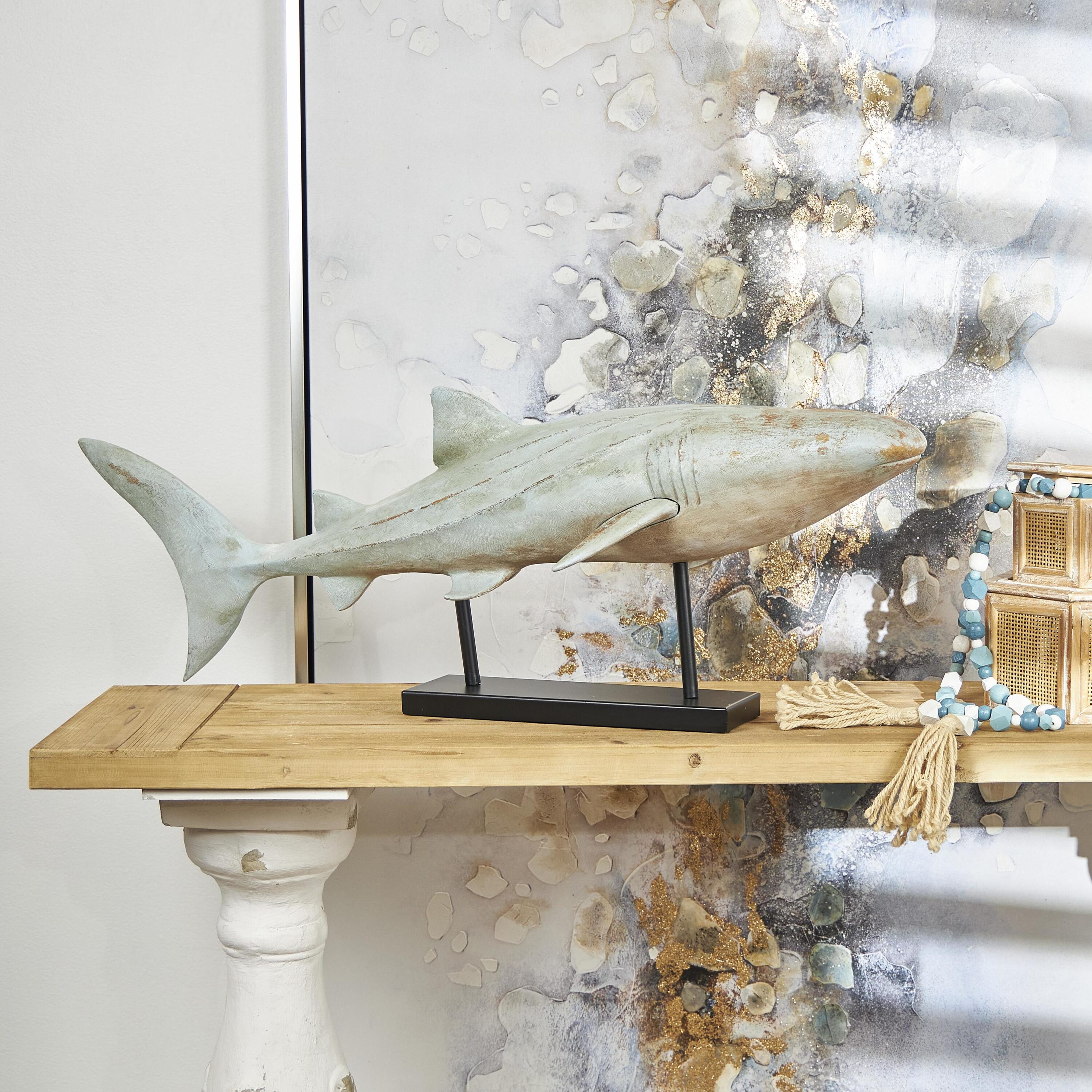 Grayson Lane 820169 Blue Stone Coastal Sculpture