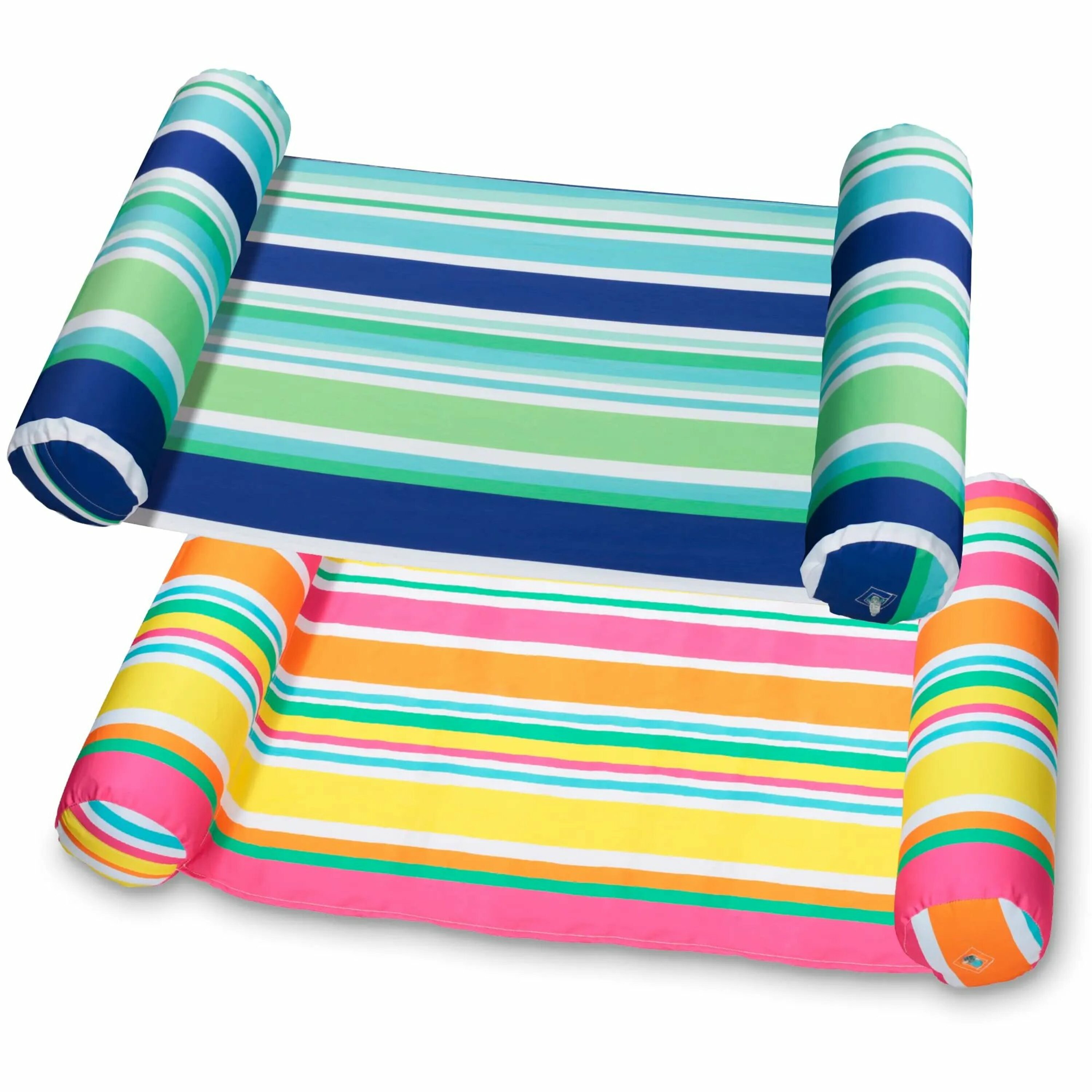 Joyfy 40399 2 Pack Inflatable Pool Float Hammock, Pink, Blue (2 Pack)