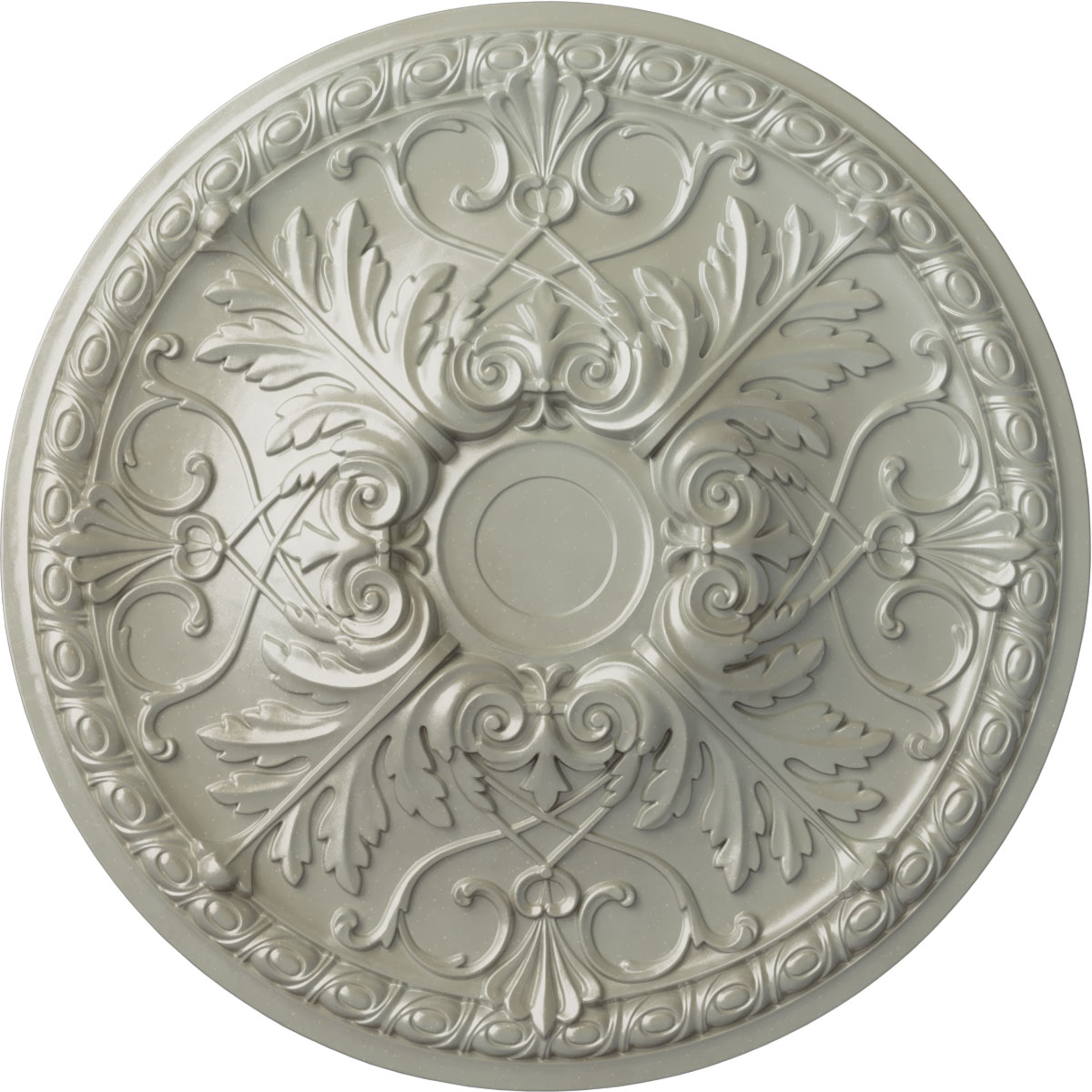 Ekena Millwork CM32TNFCS Tristan 32.375-in W x 32.375-in L Painted Flash Copper Polyurethane Whole Ceiling Medallion
