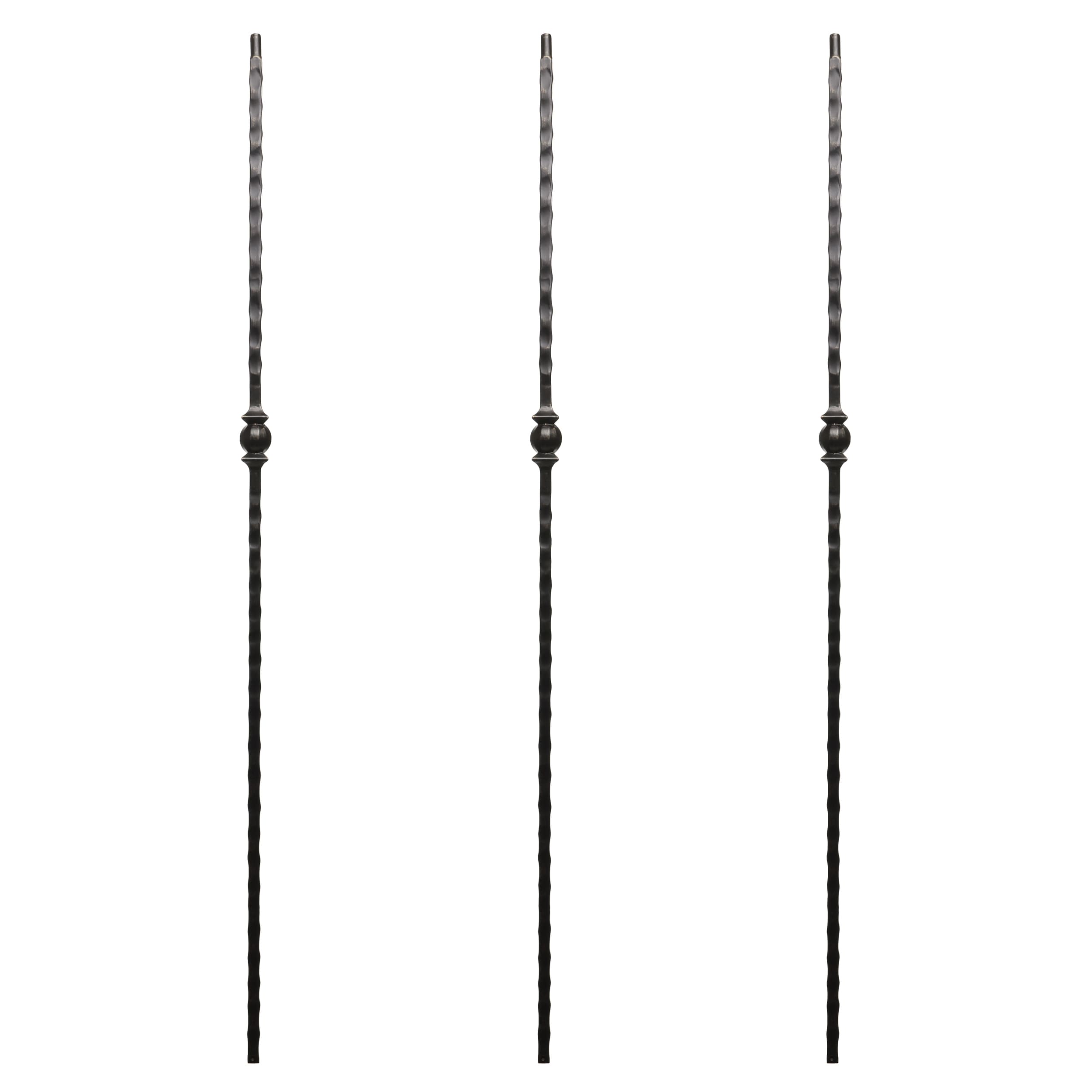 RELIABILT WGT31RB 43-in x 0.5-in Rubbed Bronze Wrought Iron Ball Stair Baluster (3-Pack)
