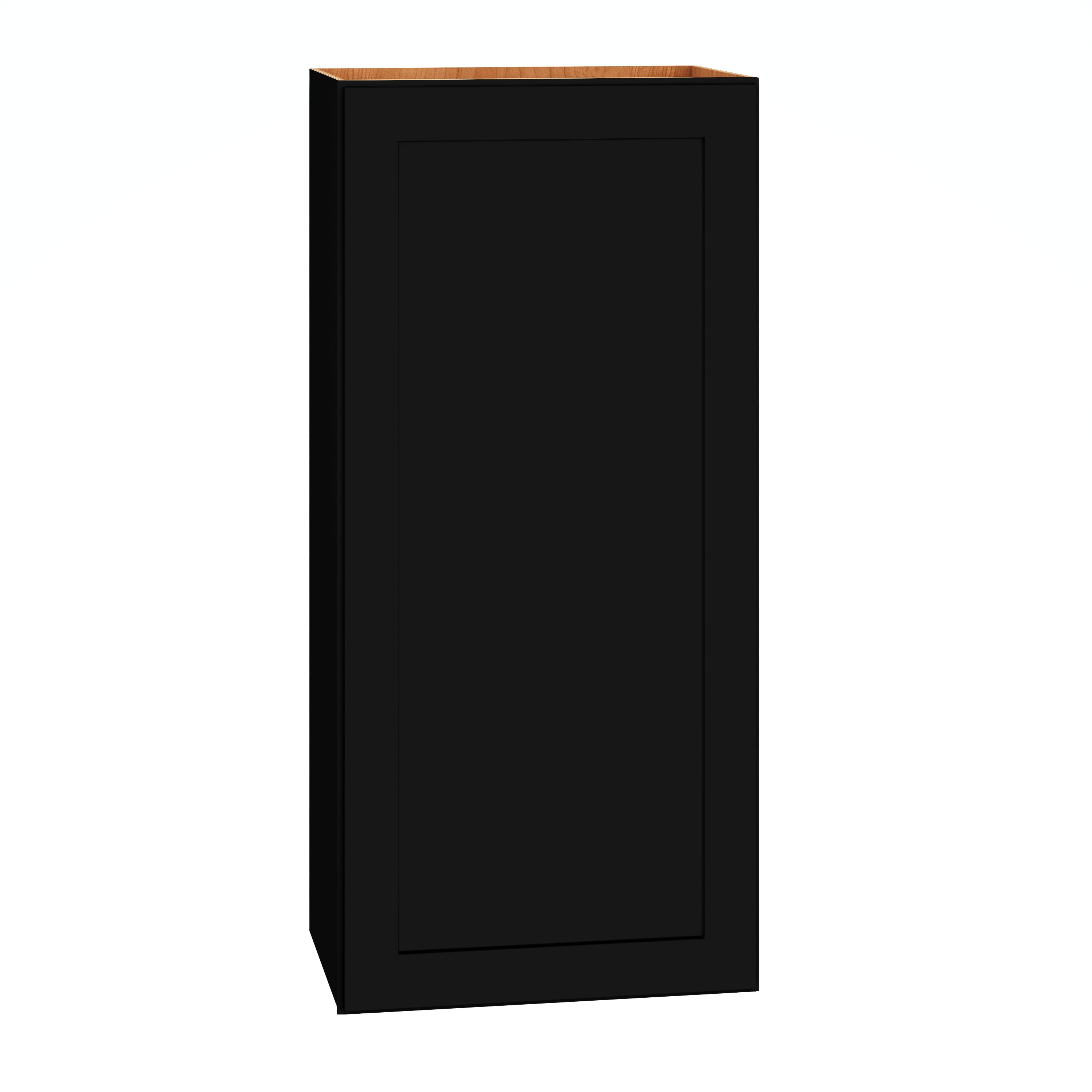 Diamond Express 61I-W1839R Jamestown 18-in W x 39-in H x 12-in D Black Wall Fully assembled Plywood Cabinet (Recessed Panel Shaker)