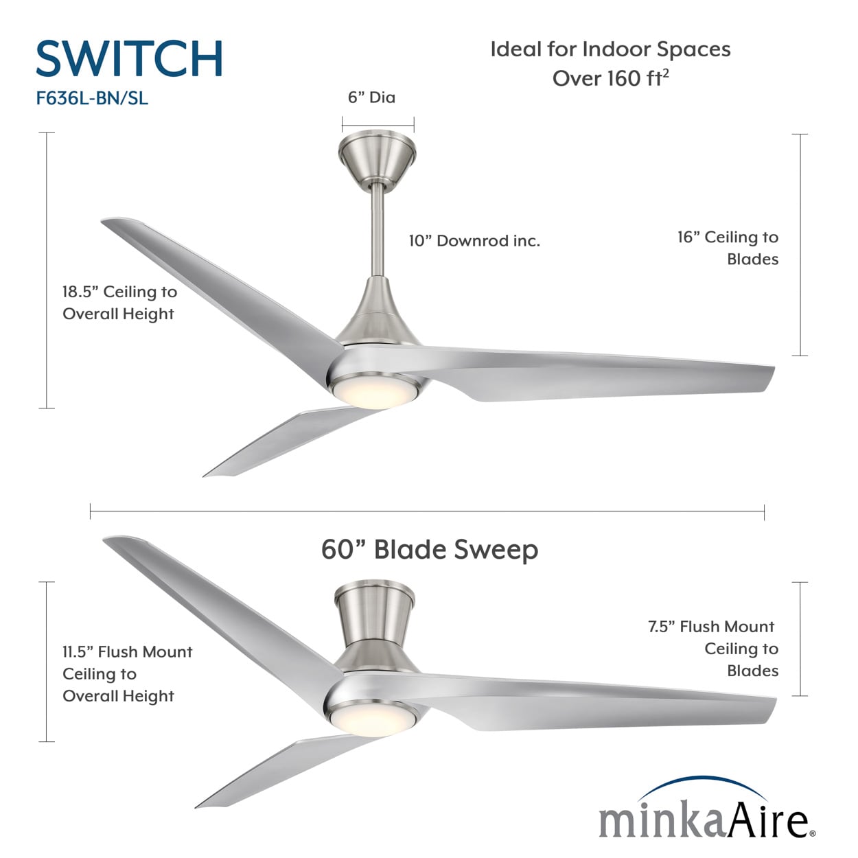 Minka Aire F636L-BN/SL Ceiling-Fans - View #12