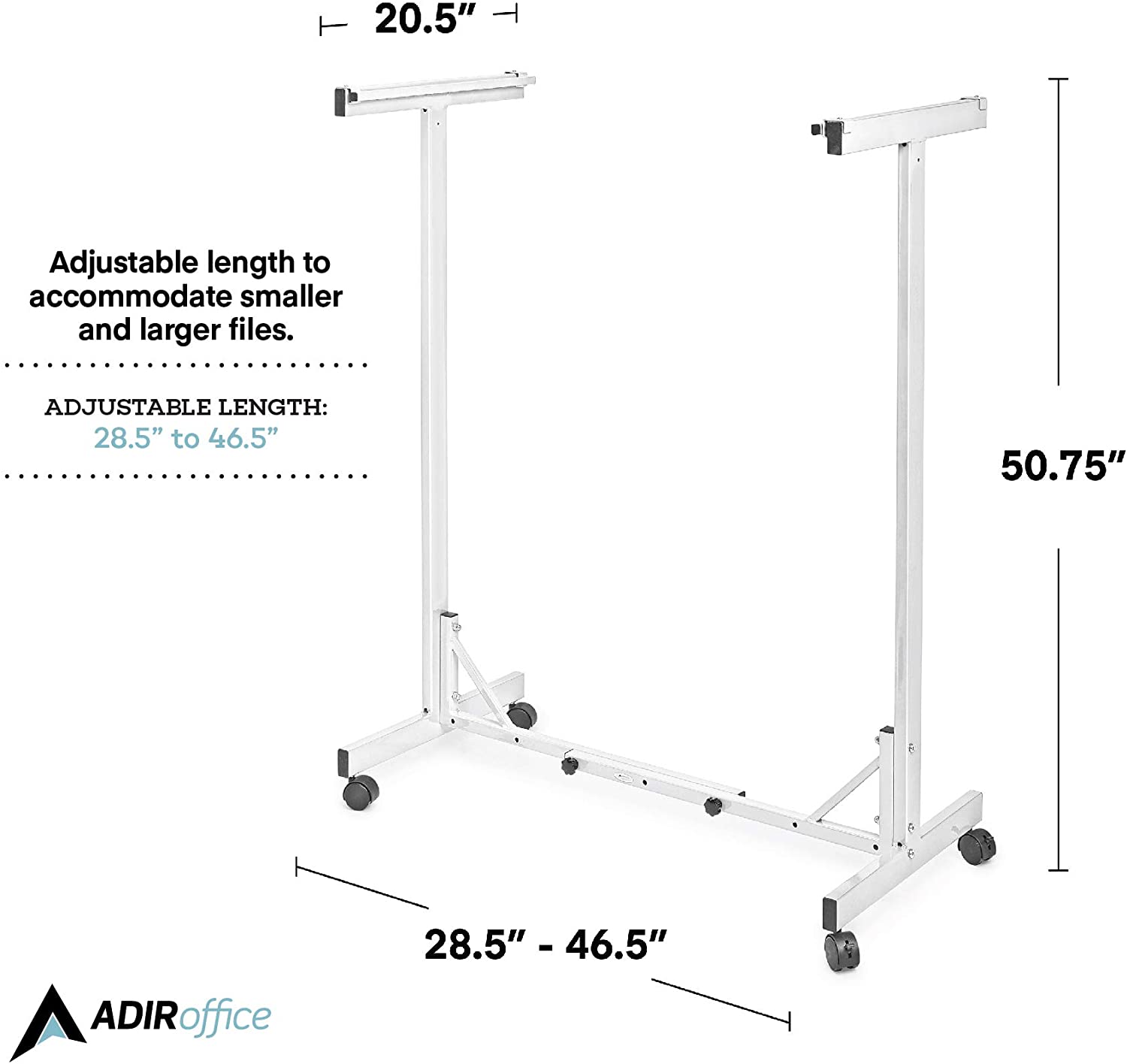 AdirOffice 615-WHI-KIT1 Office-Accessories - View #2