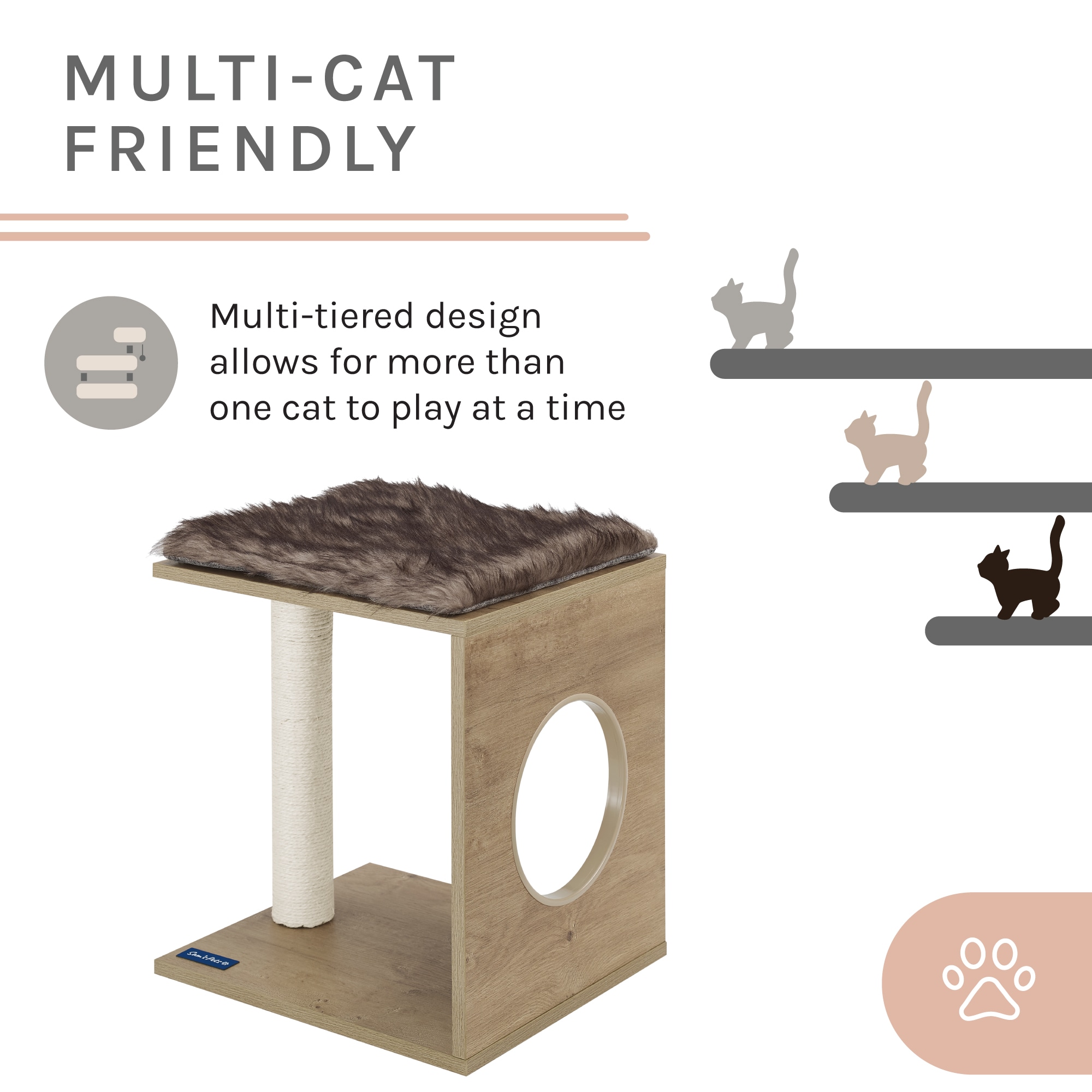 Sam's Pets SP-CT1277BR Cat-Trees - View #7
