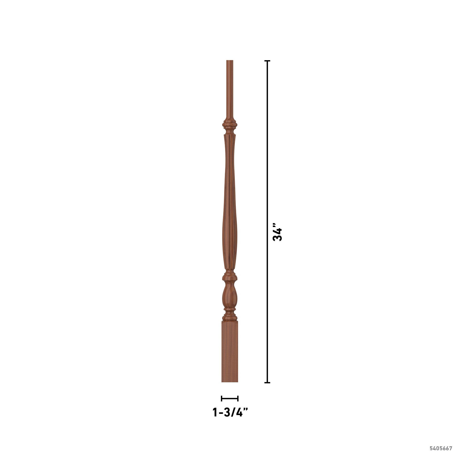 L.J. Smith Stair Systems LJF-2915-C 34 Interior-Stairpart-Balusters - View #4