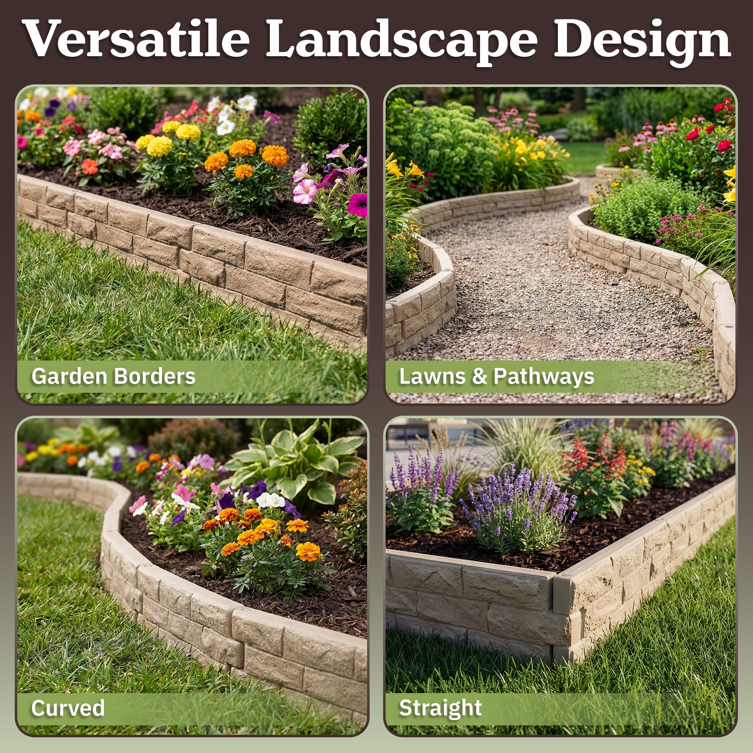 Pure Garden 50-EDG-BRCK-T edging - View #4