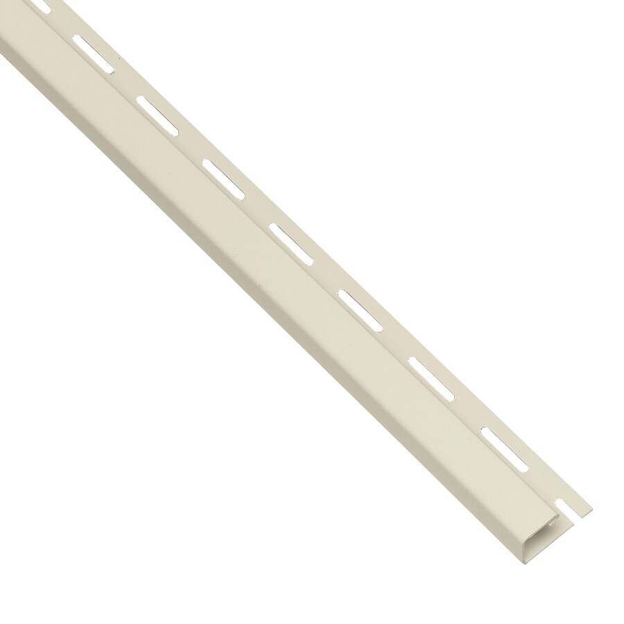 Durabuilt 400 White J-channel Vinyl Siding Trim 0.625-in x 150-in in the  Vinyl Siding Trim department at