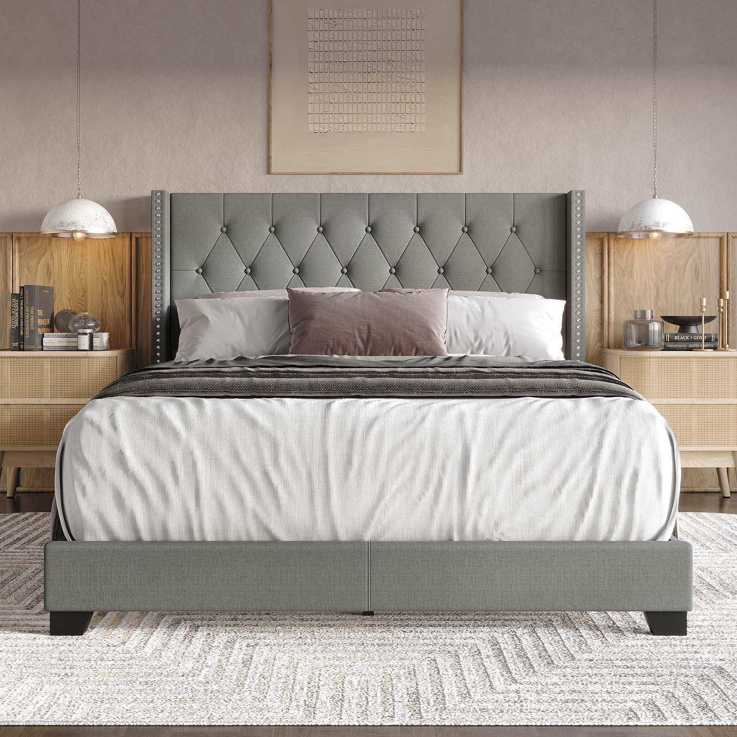 CasePiece C8403KUB-LGY-LN beds - View #2