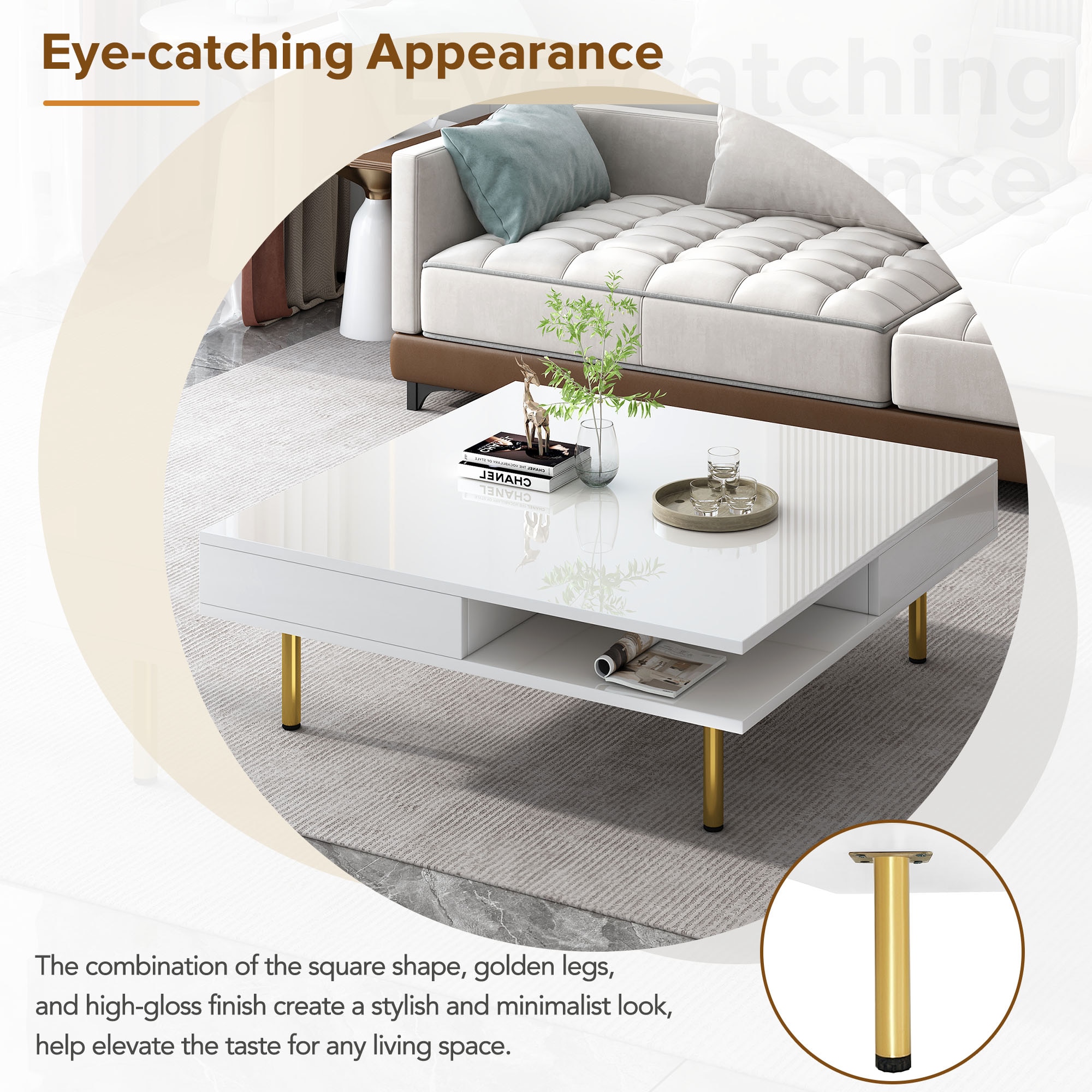 ModernLuxe L-WF315490AAK Coffee-Tables - View #3