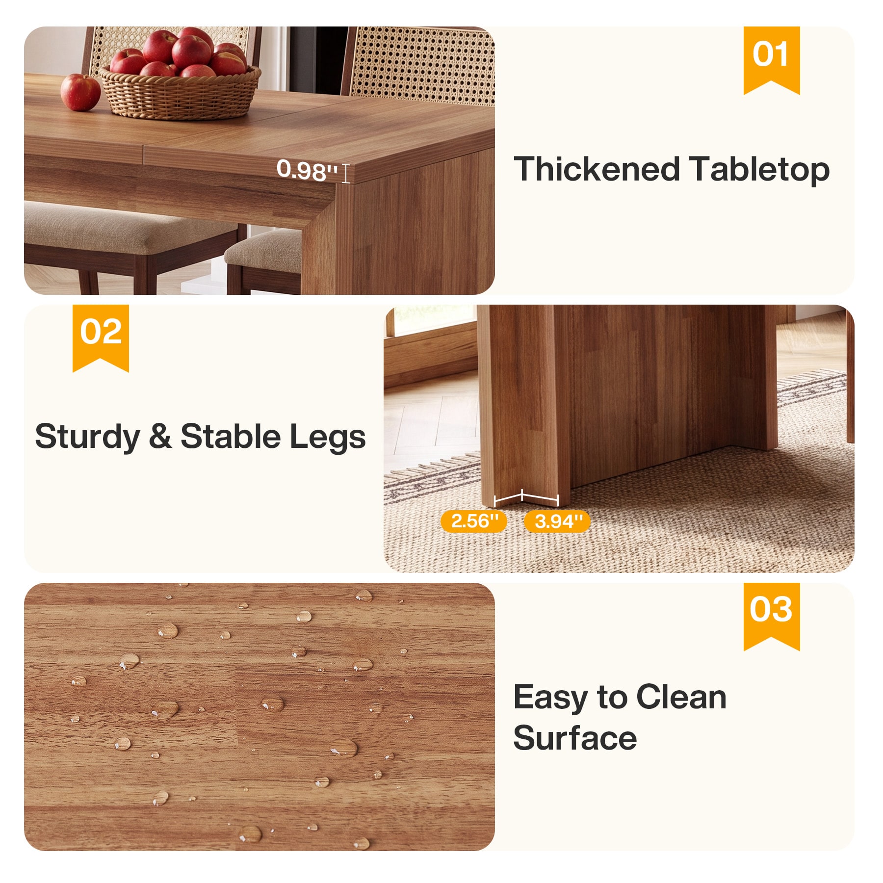 LITTLE TREE LWLT-JJ-XXY128-DT Dining-Tables - View #5