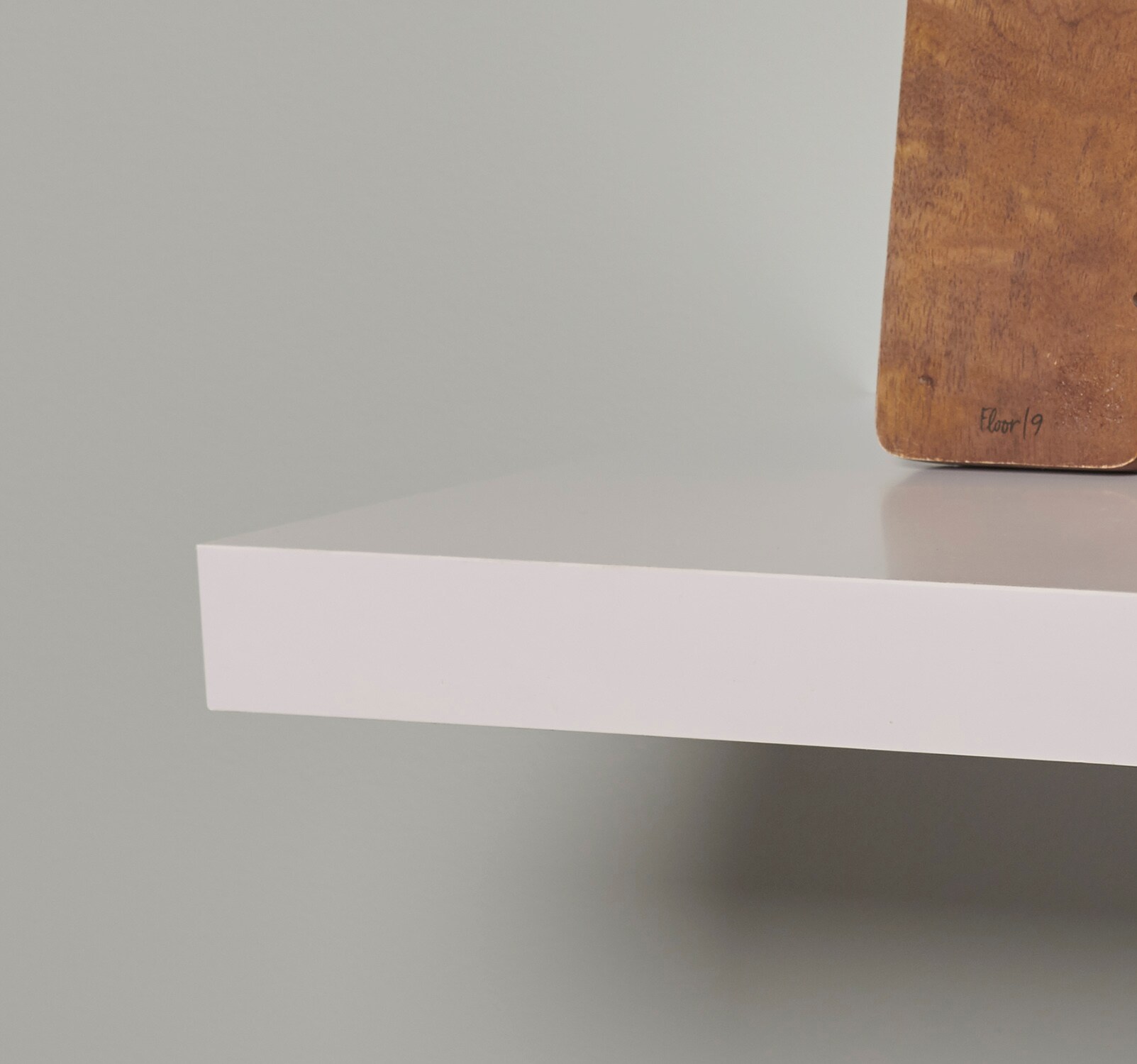 White Wooden 10 x 20 Float Frame, Alexandria by Studio Décor®