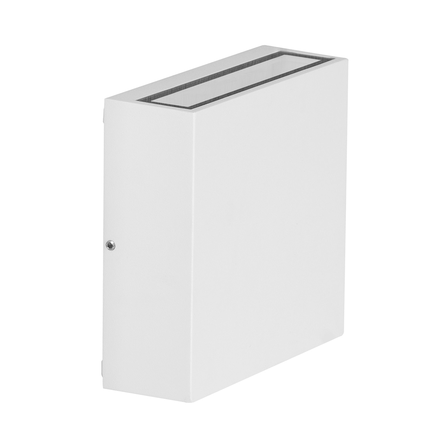 Kahomvis INOW-QPD0-KHU 5.5-in H White Hardwired Integrated LED Outdoor Wall Light