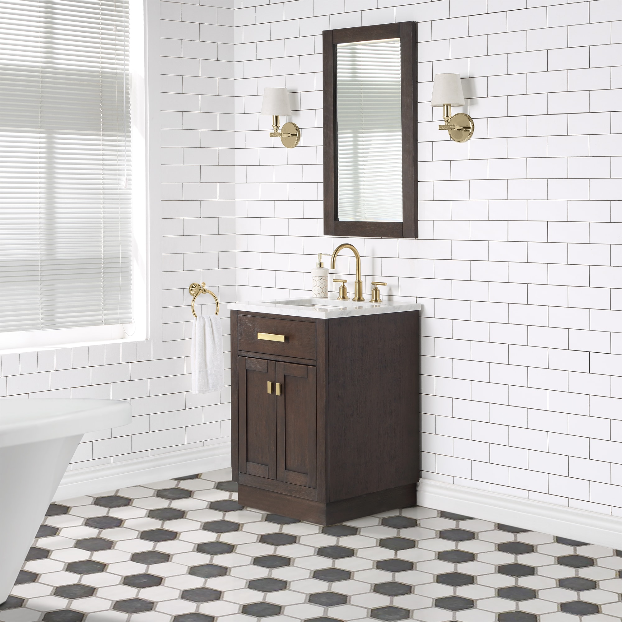 Water Creation CH24D-0614BK Bath-Vanity-Combo - View #3