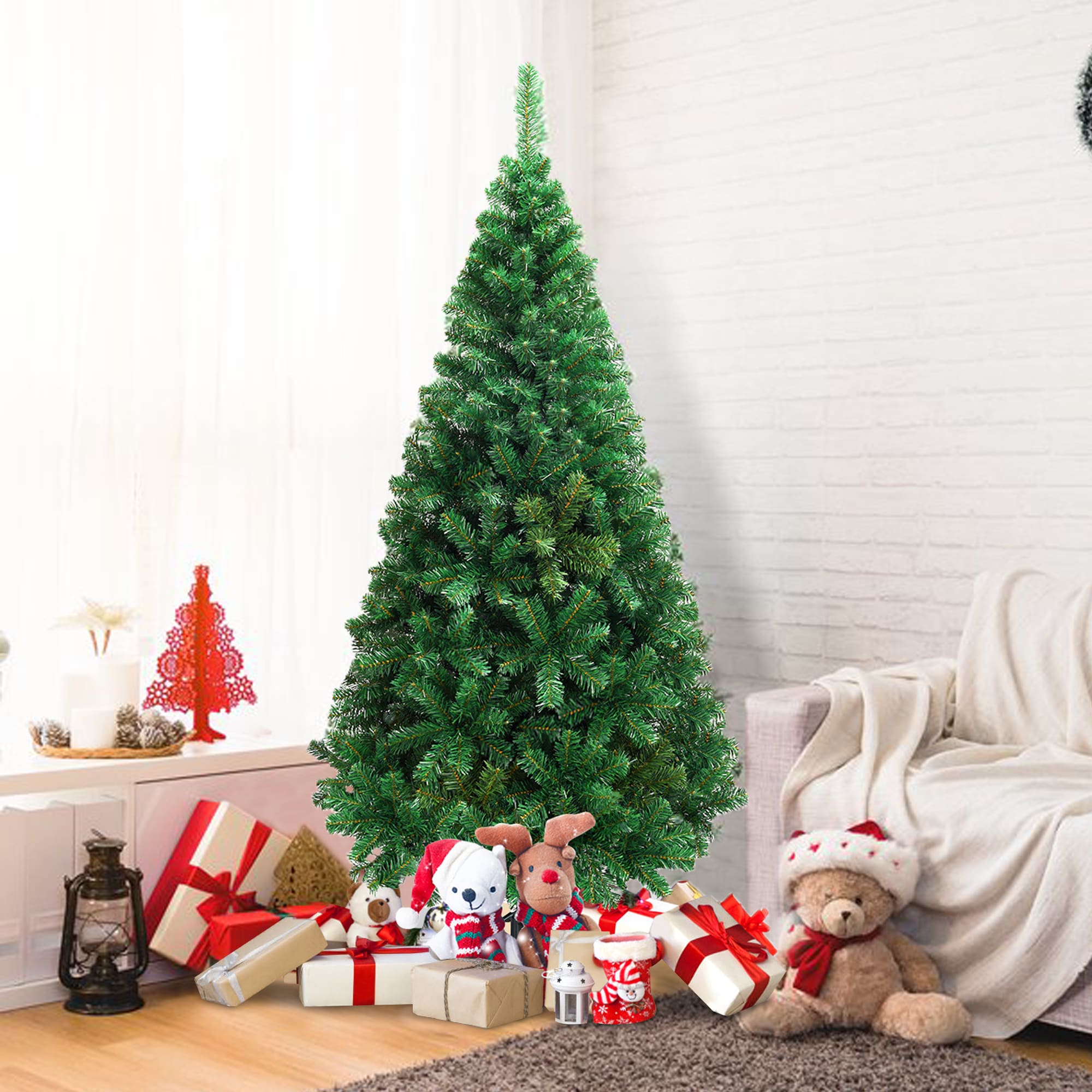 WELLFOR CM-HWY-19722 6-Feet Artificial Christmas Tree