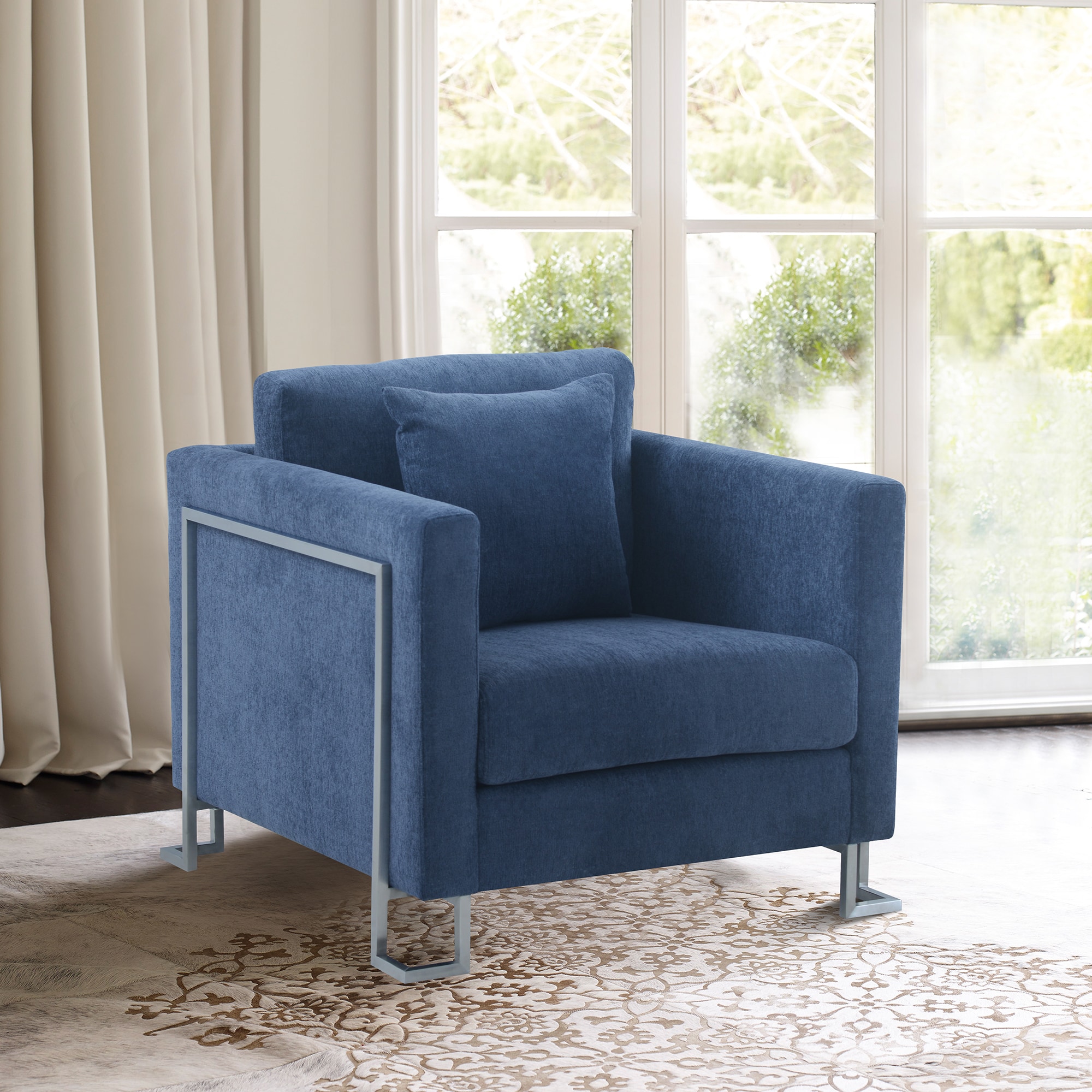 Armen Living LCHT1BLUE chairs - View #7