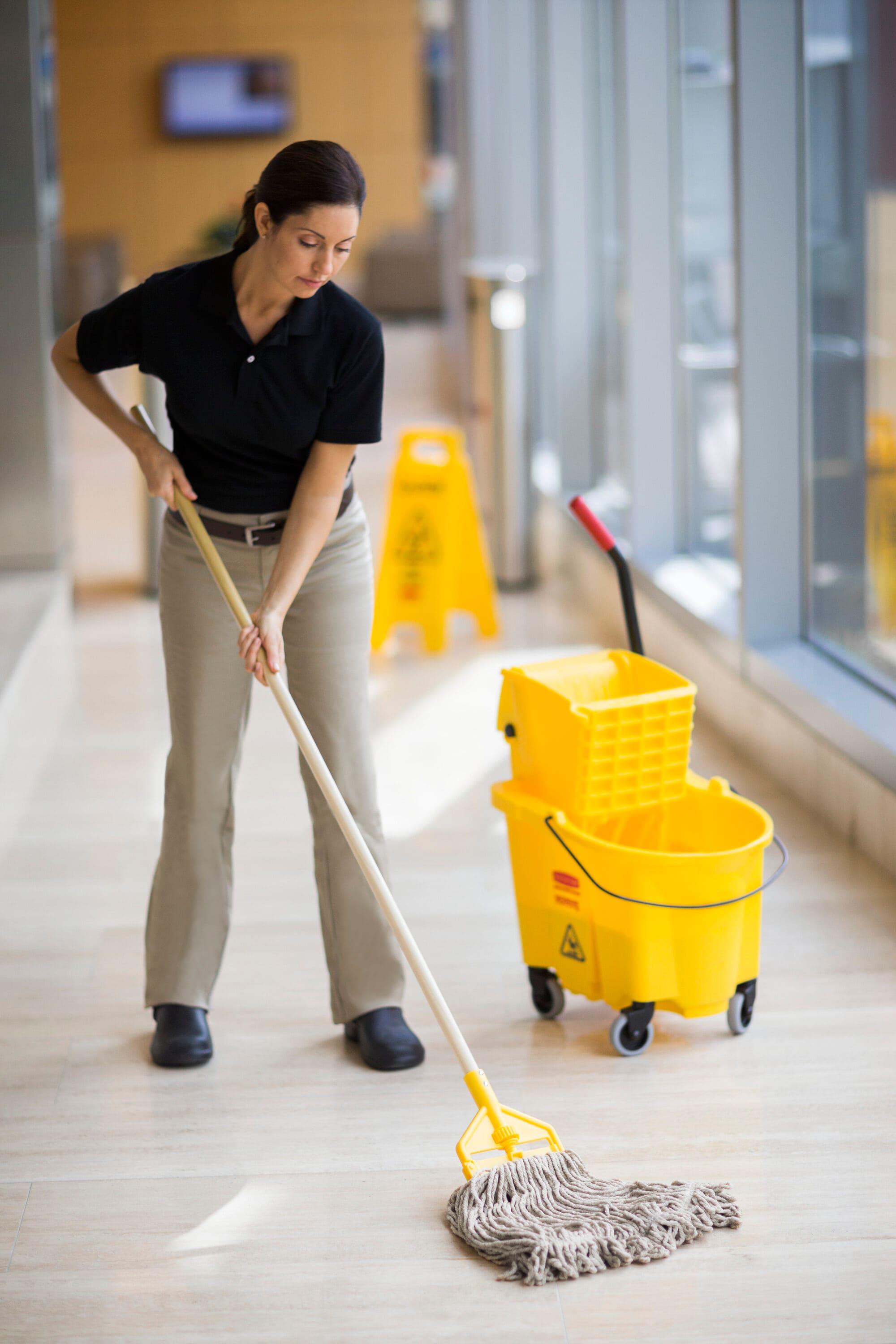  Rubbermaid Microfiber Flat Spin Mop Floor Cleaning System with  Wringer Bucket, Red, Flat Floor Mop for Hardwood/Laminate/Vinyl/Tile/Stone  Floors : Health & Household