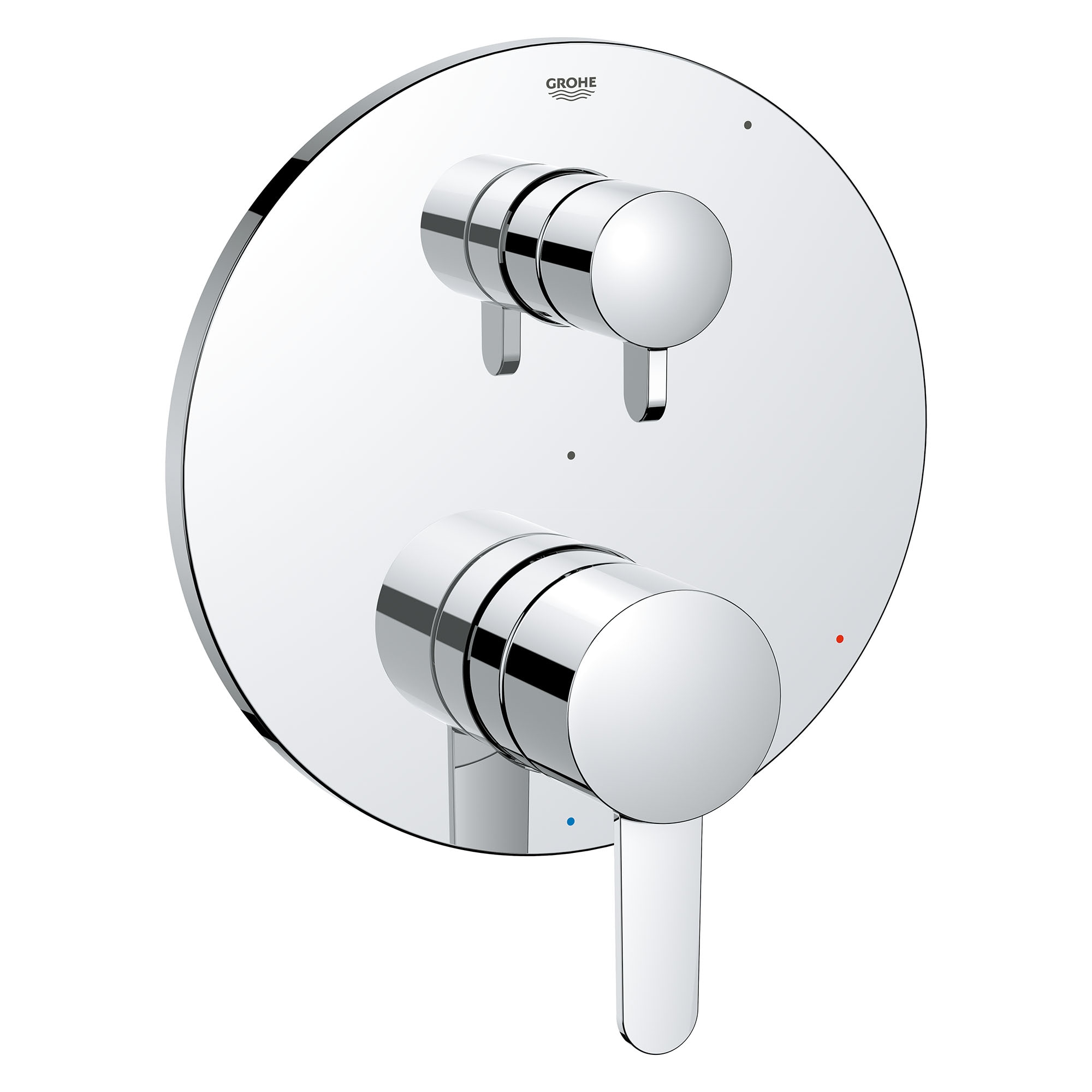 GROHE 29434000 Starlight Chrome Sold separately Sold separately 7.88-Inches Shower Faucet