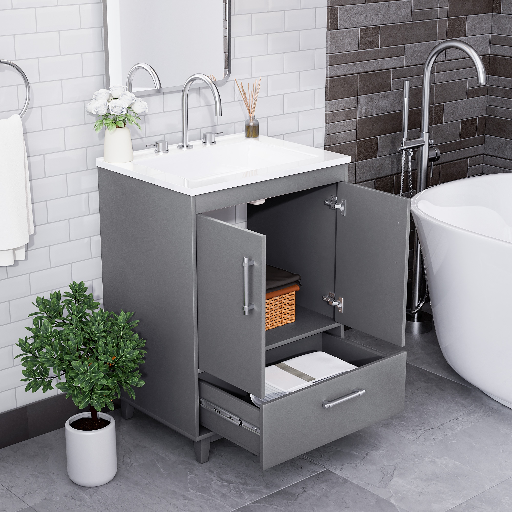 JEAREY HDBY-LG Bath-Vanity-Combo - View #5