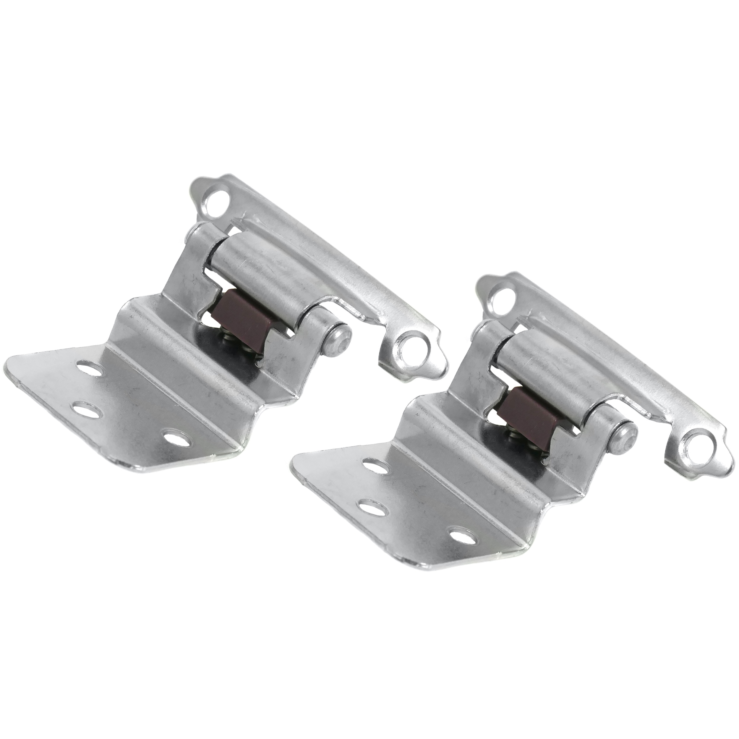 Laurey 28626-25 200-Degree 3/8-in Overlay Concealed Concealed Polished chrome Cabinet Hinge , 25 -Pieces)