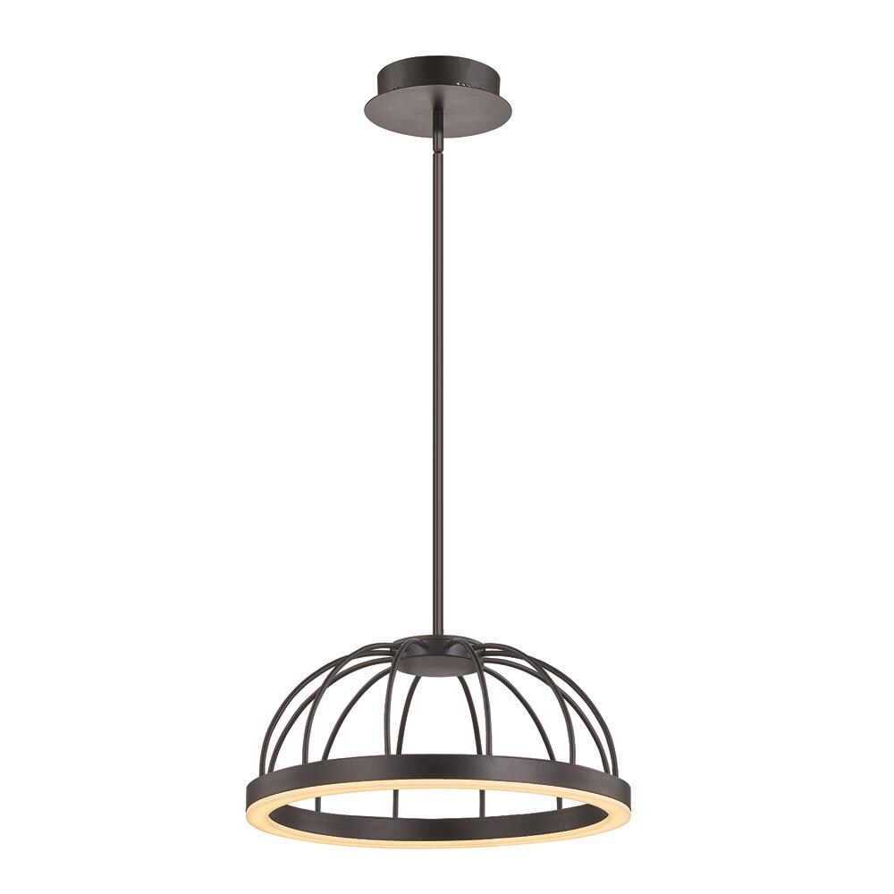 Designer Home 37987-LWU Black Transitional Geometric LED Medium Hanging Pendant Light