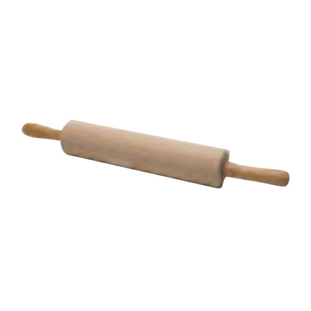 Fox Run  Natural Rubber Wood Rolling Pin 17.5 in Length 2.25 in Diameter Ball Bearing Handles