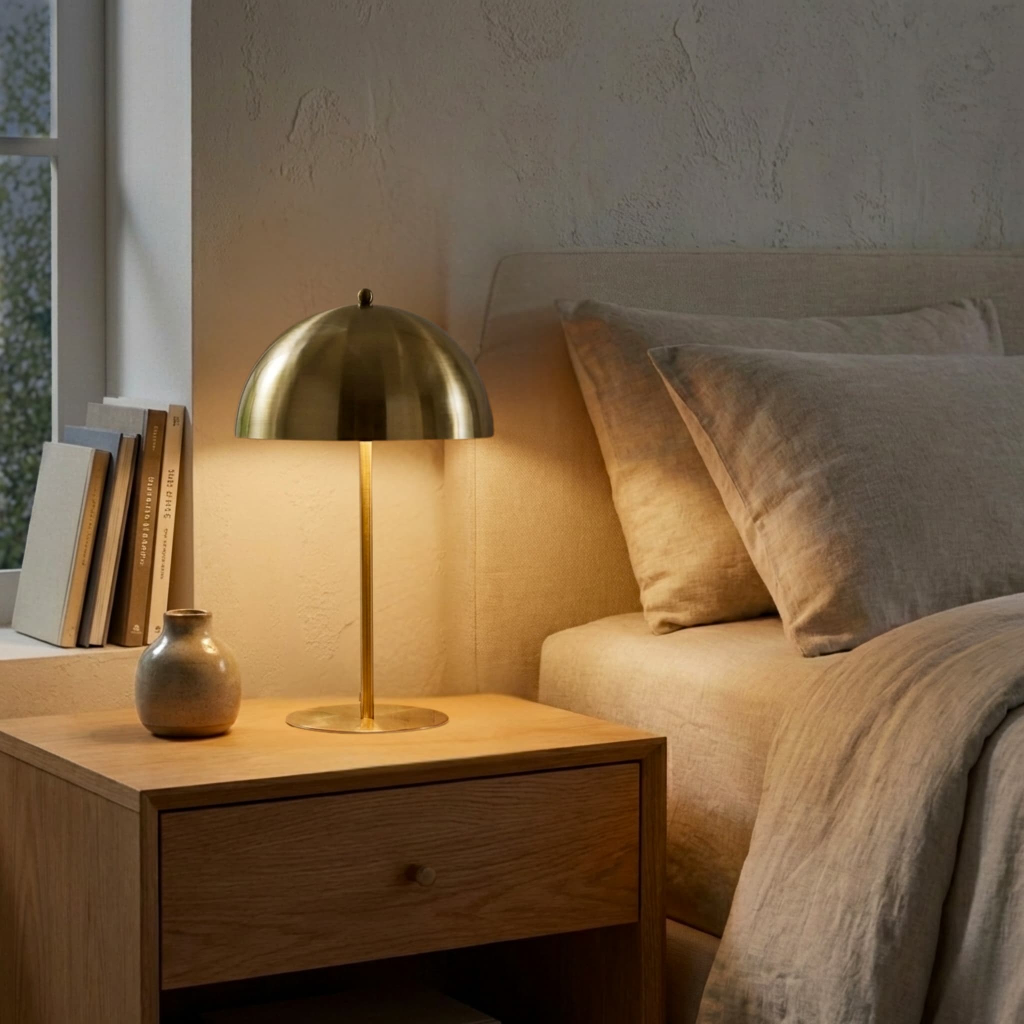 JUSHUA - XJ Minimalist Table Lamp Dimmable Fast Delivery Small Bedside Lamps for Night Stands Liv...