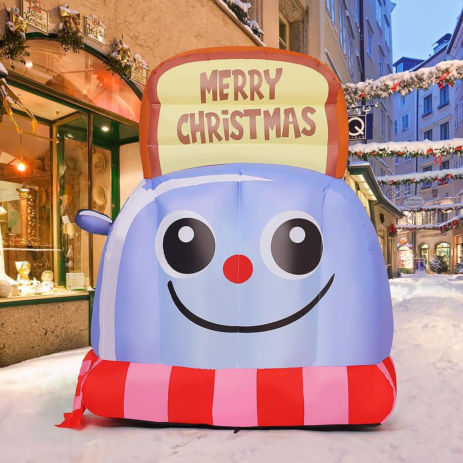 GOOSH DJ-SD-27275 5.2-Feet Lighted Christmas Inflatable