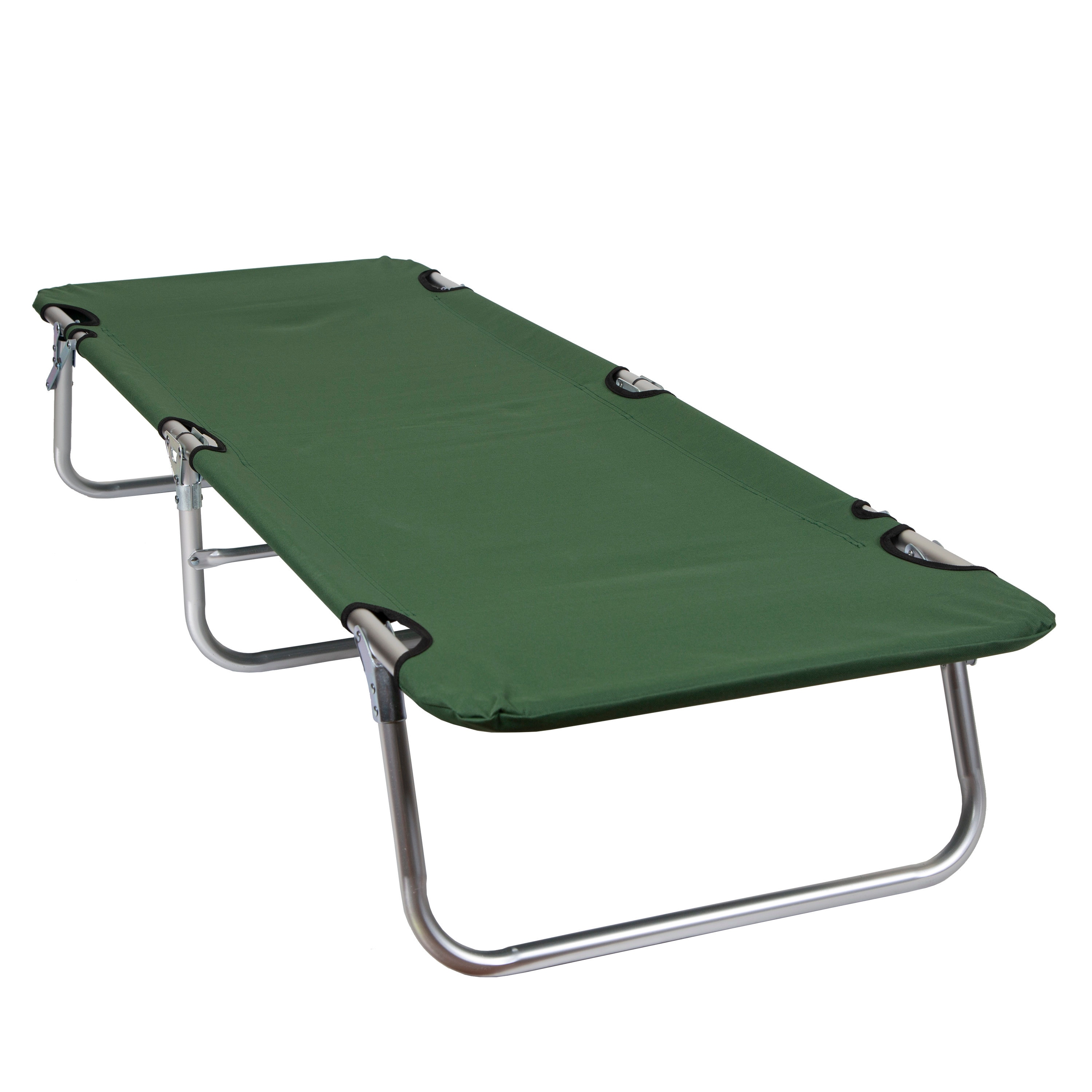 Outsunny Folding Polyester Large Cot (330-lb Capacity) in the Cots  department at