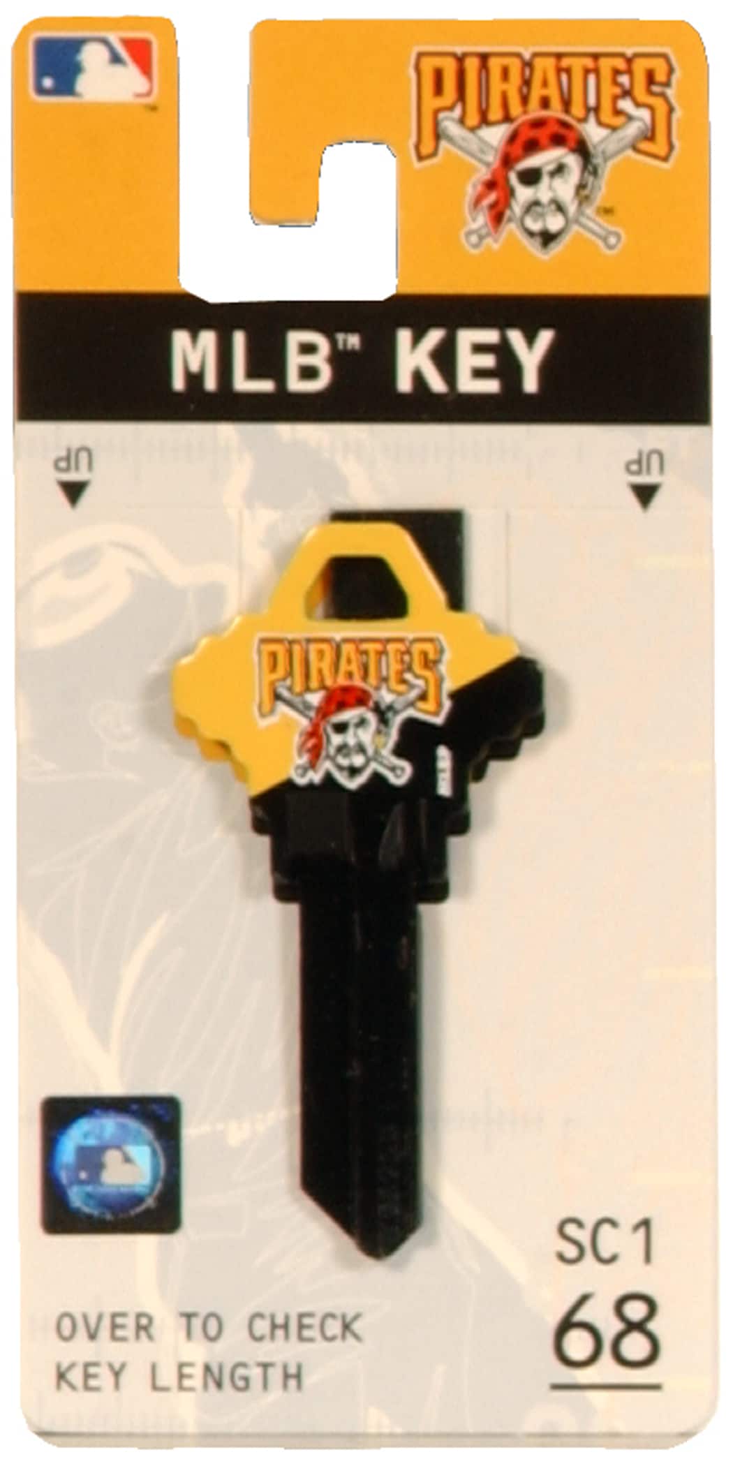Pittsburgh Pirates Keychain Team Color Baseball CO - Sports Fan Shop