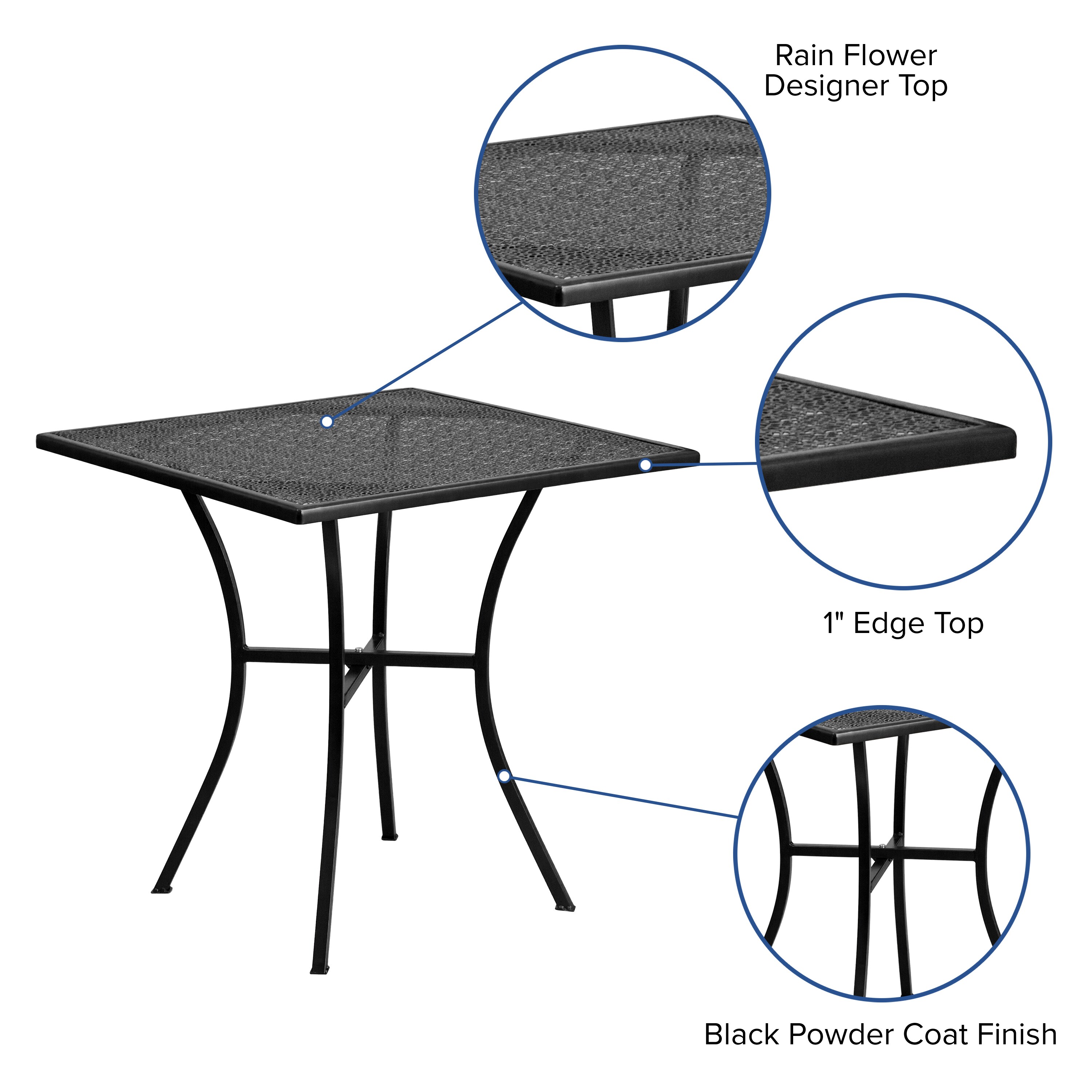 Flash Furniture 889142087687 Patio-Tables - View #3