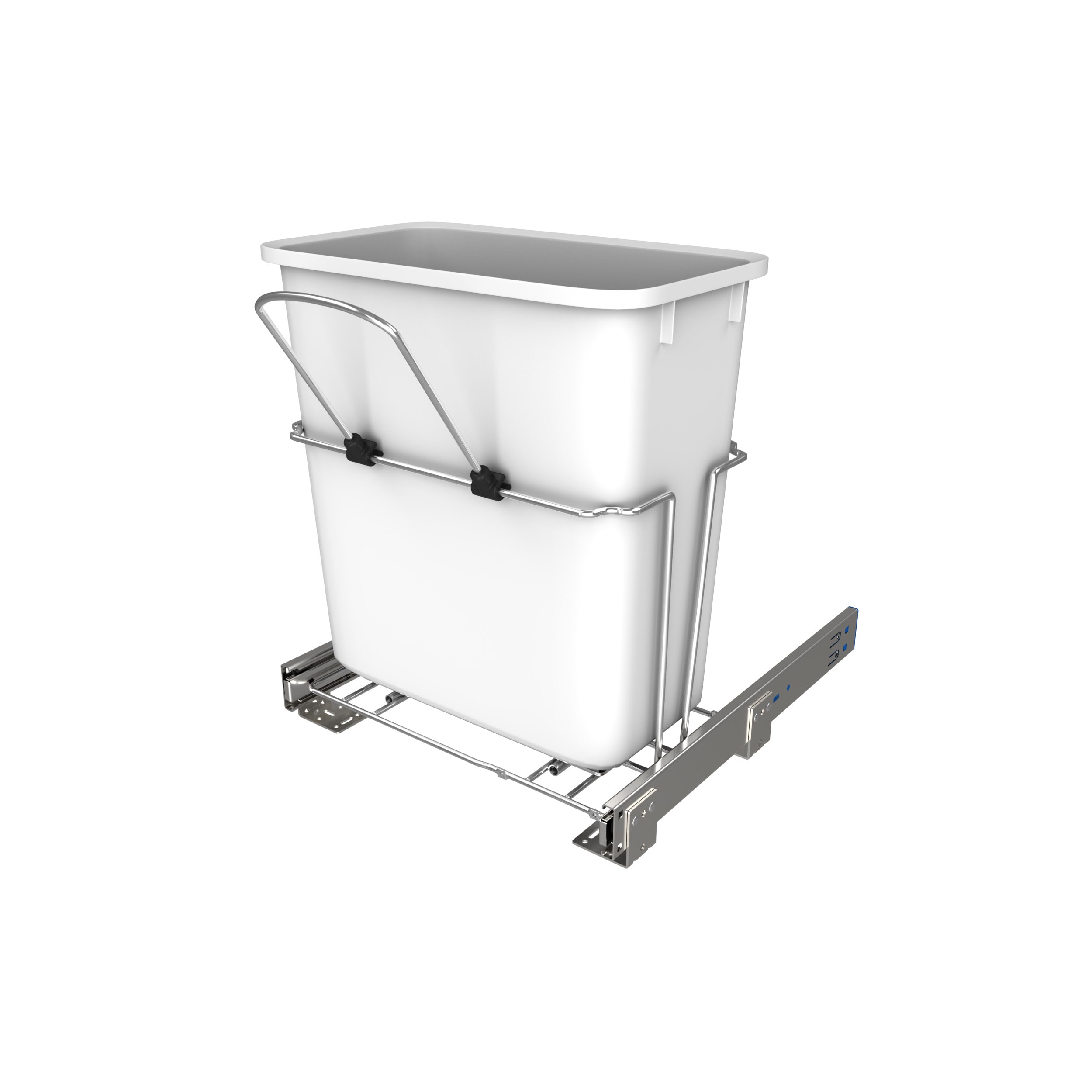 Rev-A-Shelf 20-Quart Soft Close Single Pull Out Trash Can in the Pull Out Trash  Cans department at