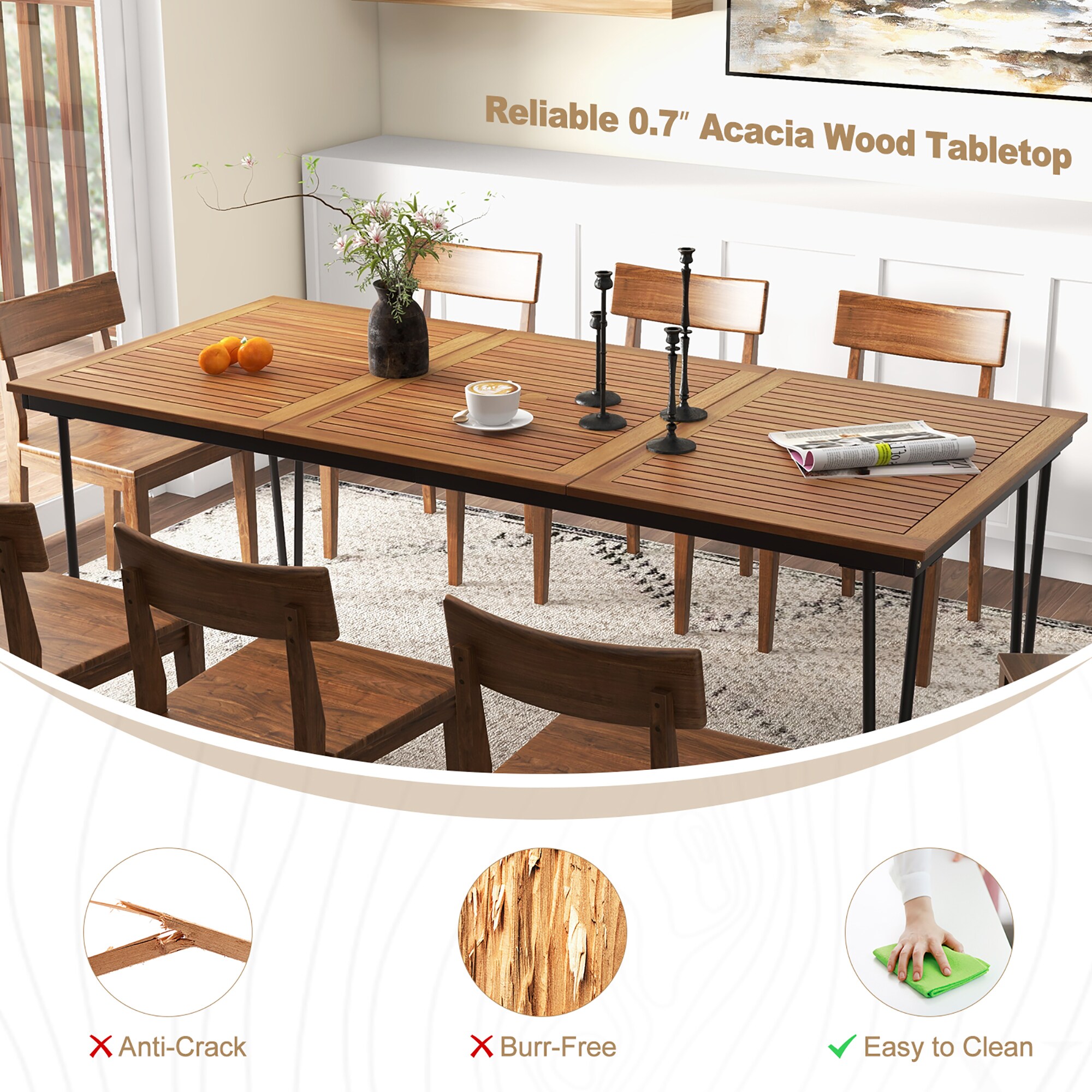 Costway LWS00070 Patio-Tables - View #9
