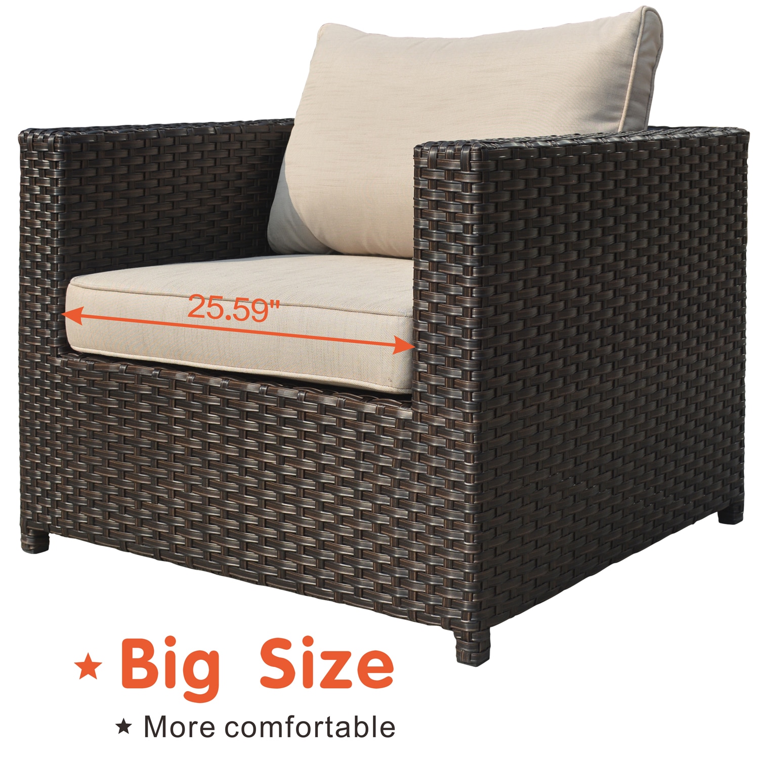 Ovios KF604 Patio-Conversation-Sets - View #2