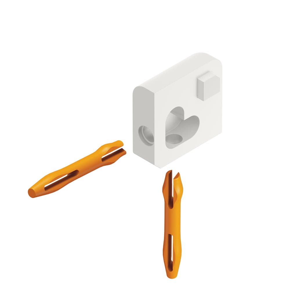 Schluter Systems EV/J80MBW Jolly 0.313-in W x 0.125-in L Matte white textured color-coated aluminum Aluminum Outside corner Tile Edge Trim