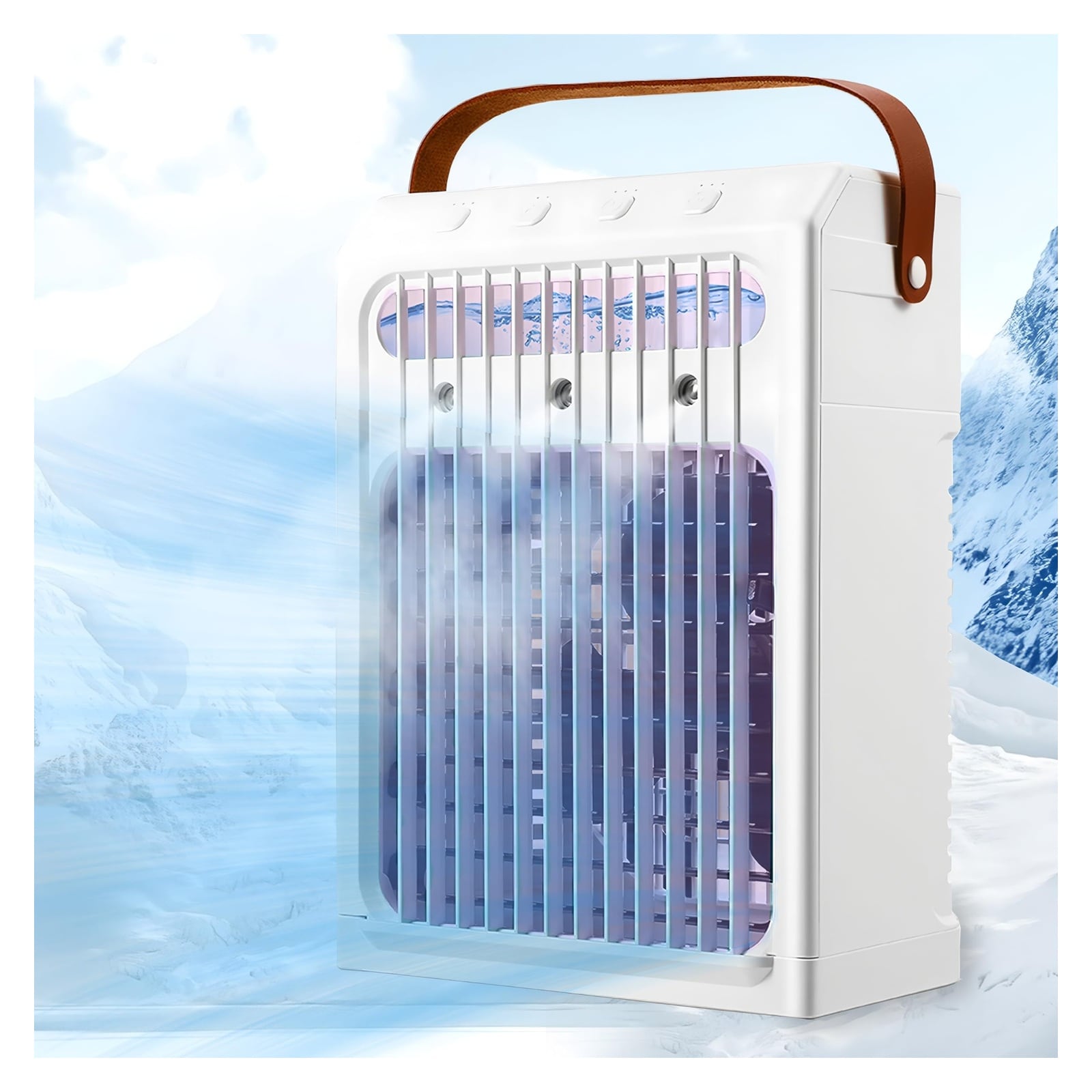Adrinfly Portable Air Conditioner 1000ML Personal AC Unit with 3 Speed ...