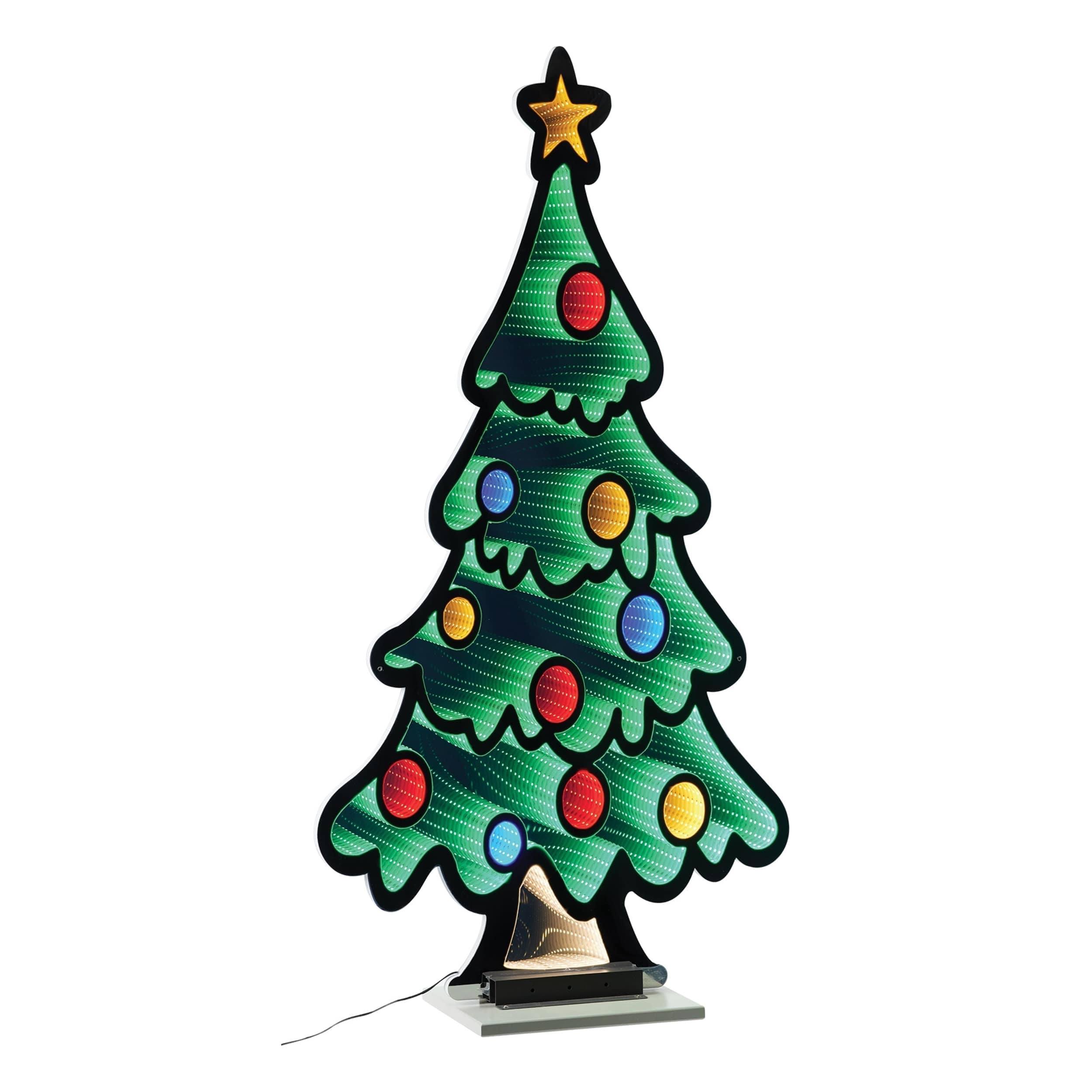 Melrose International Tree w/Ornament Ekkolight 47 IN H