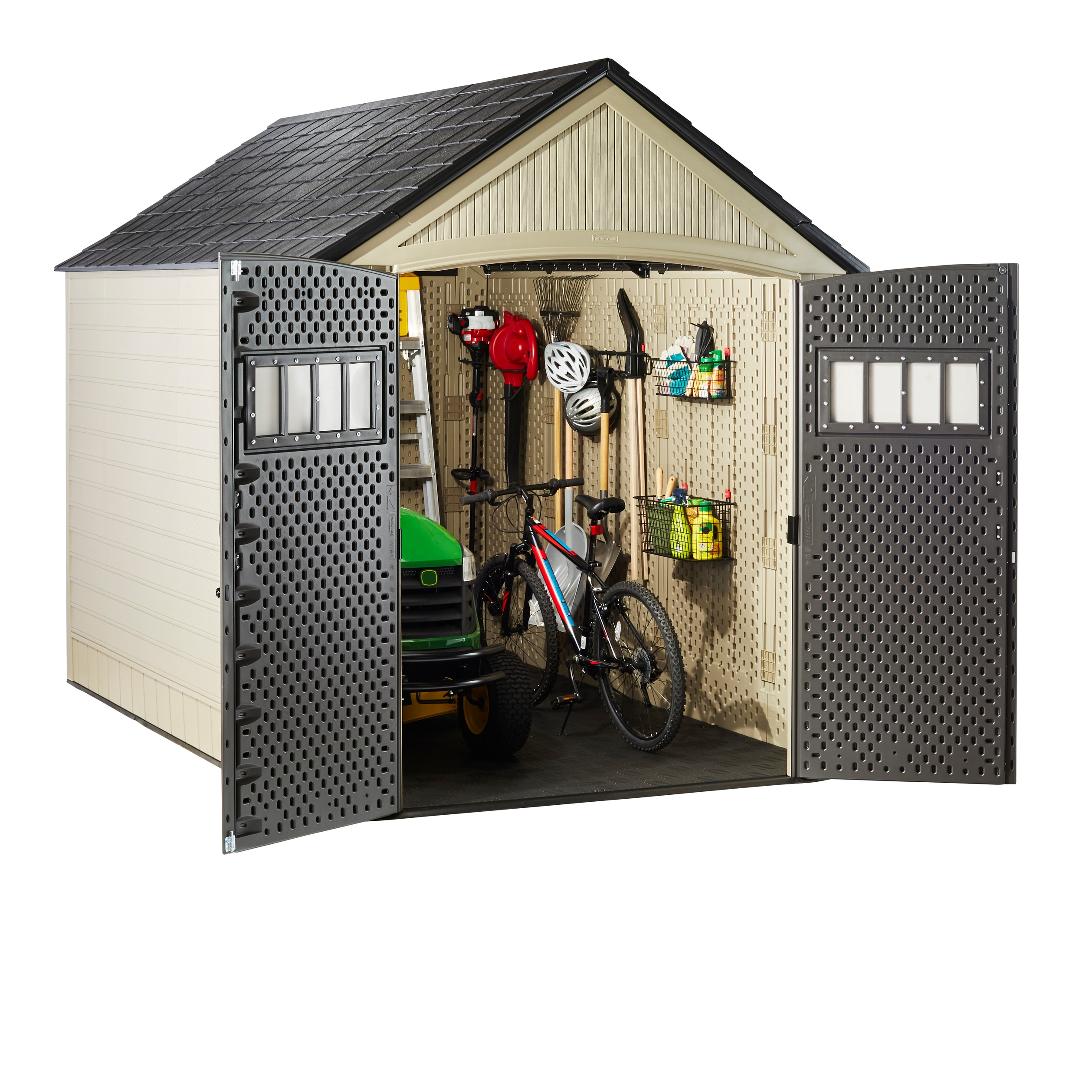 Rubbermaid bike clearance storage shed