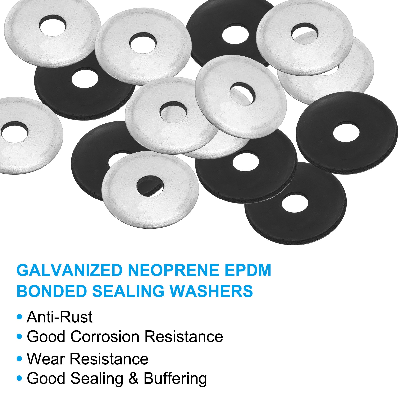 PATIKIL S26090701UX5600 Standard-Sae-Bonded-Sealing-Washers - View #3