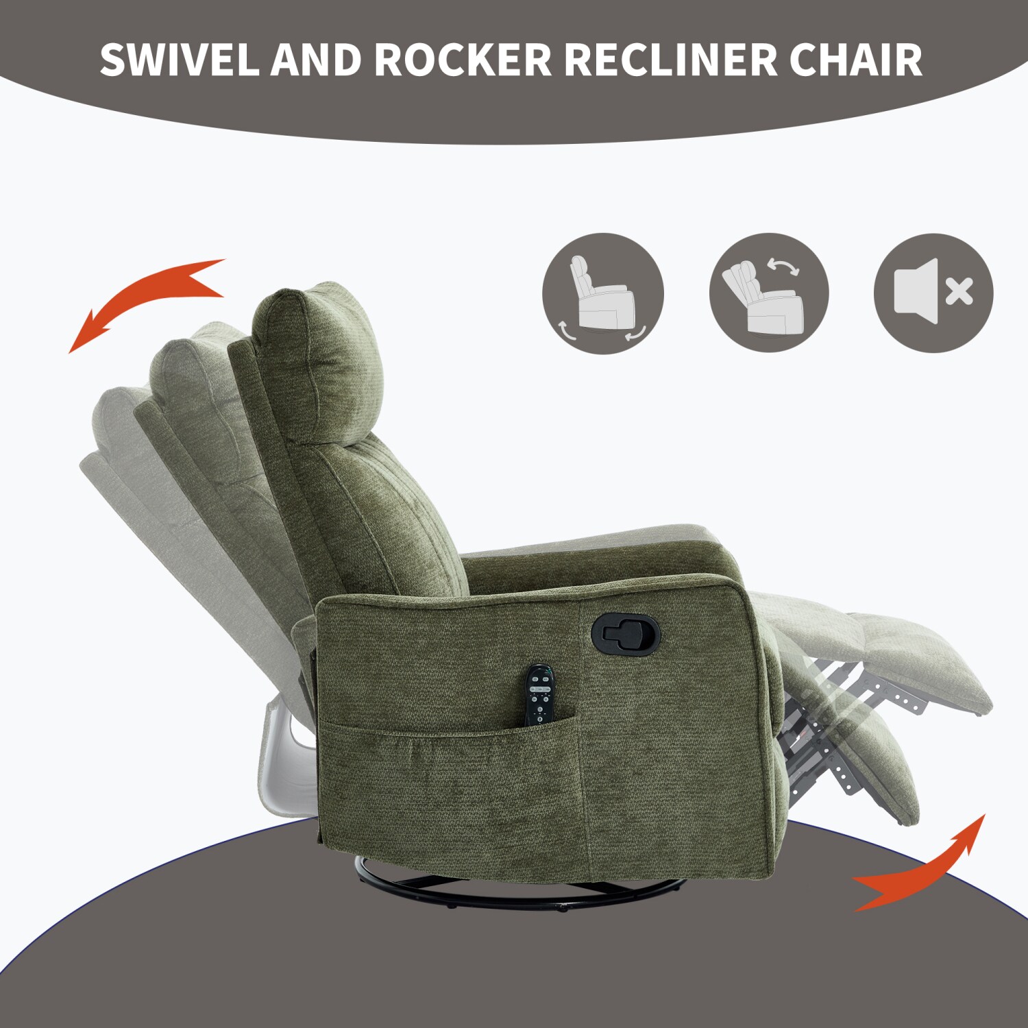 Streamdale Furniture W1803P363423 recliners - View #7