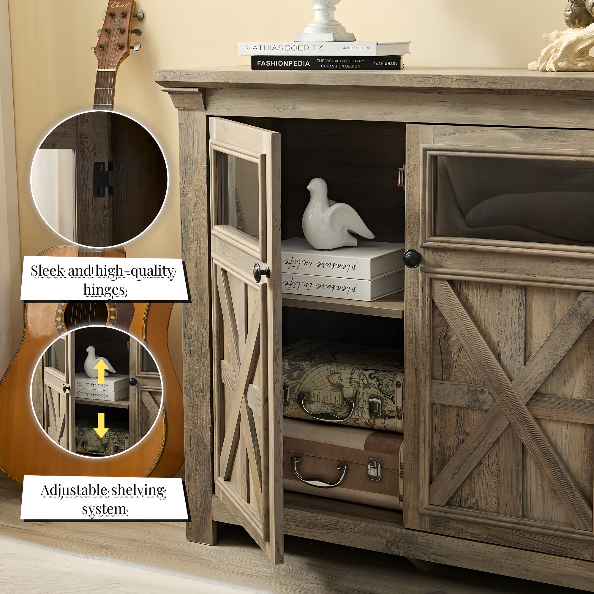 SINOFURN SYC500015GY Dining-Kitchen-Storarge - View #3