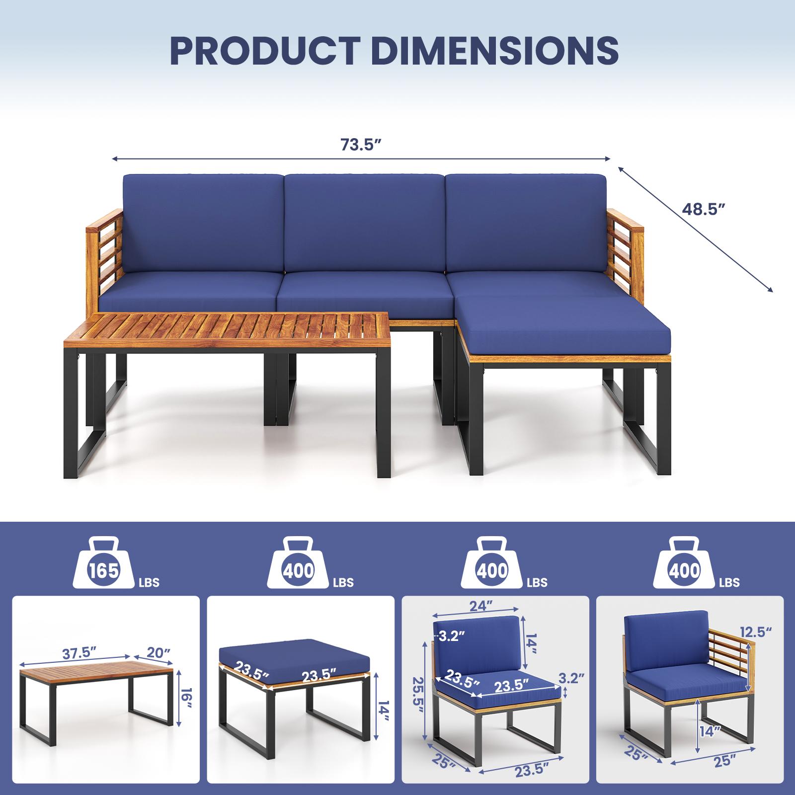 BABOOM BOM-0981NY+-CO Patio-Conversation-Sets - View #4