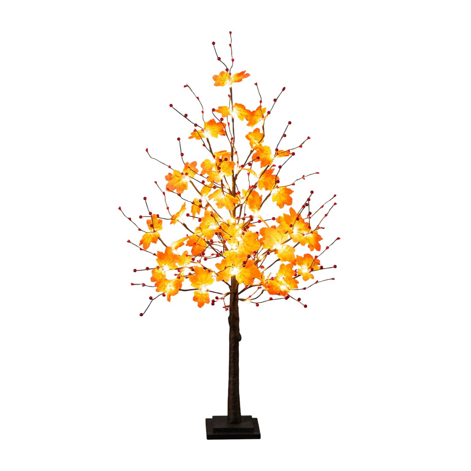 Nearly Natural Lighted Harvest Artificial Tree