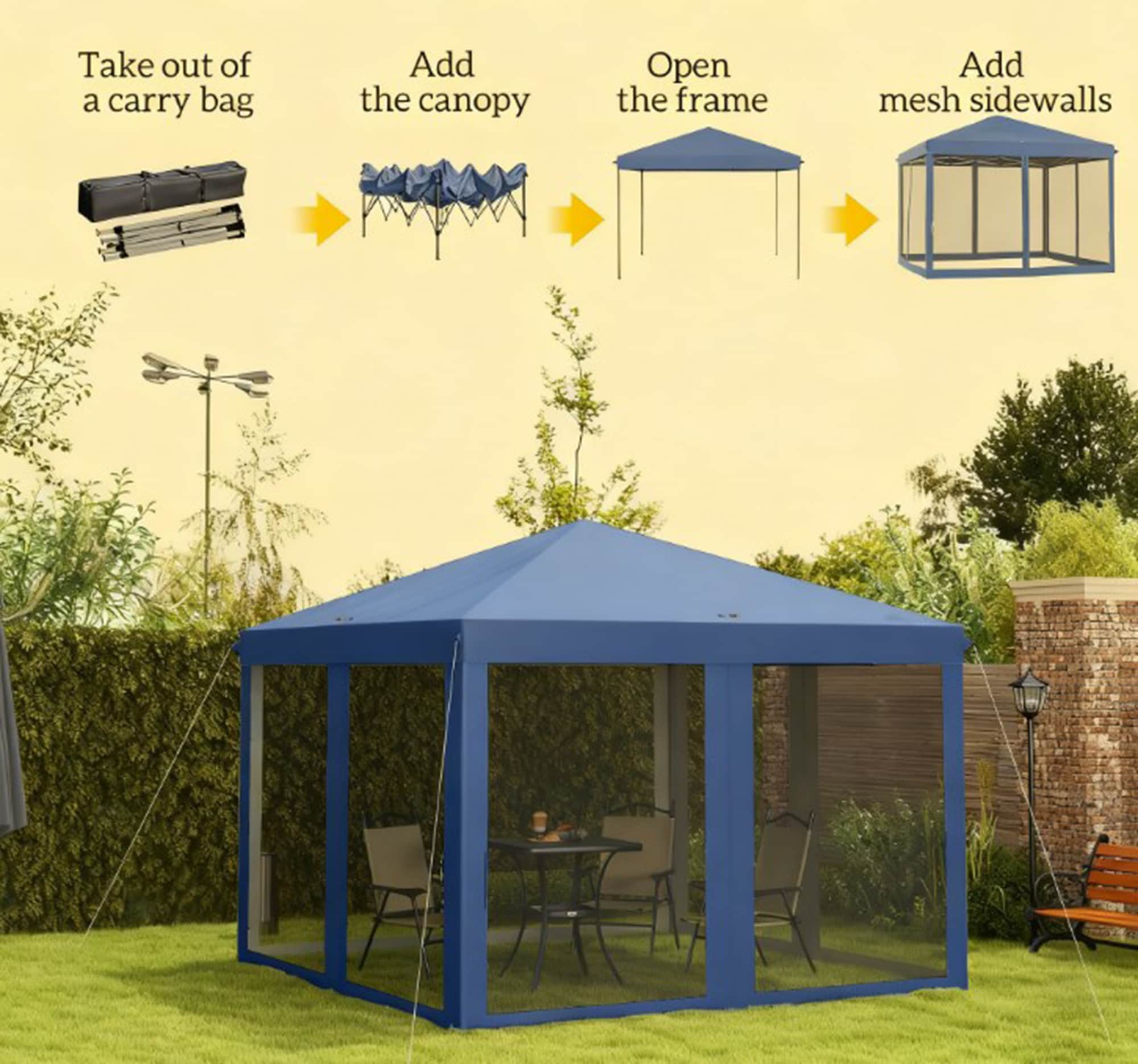 Bybafun YF4800015 Wood-Resin-Gazebos - View #6